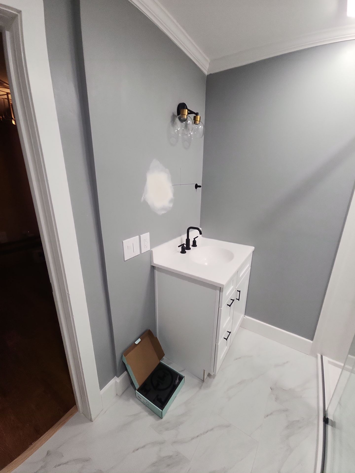 Bathroom Remodel using Onyx by The Shower Company