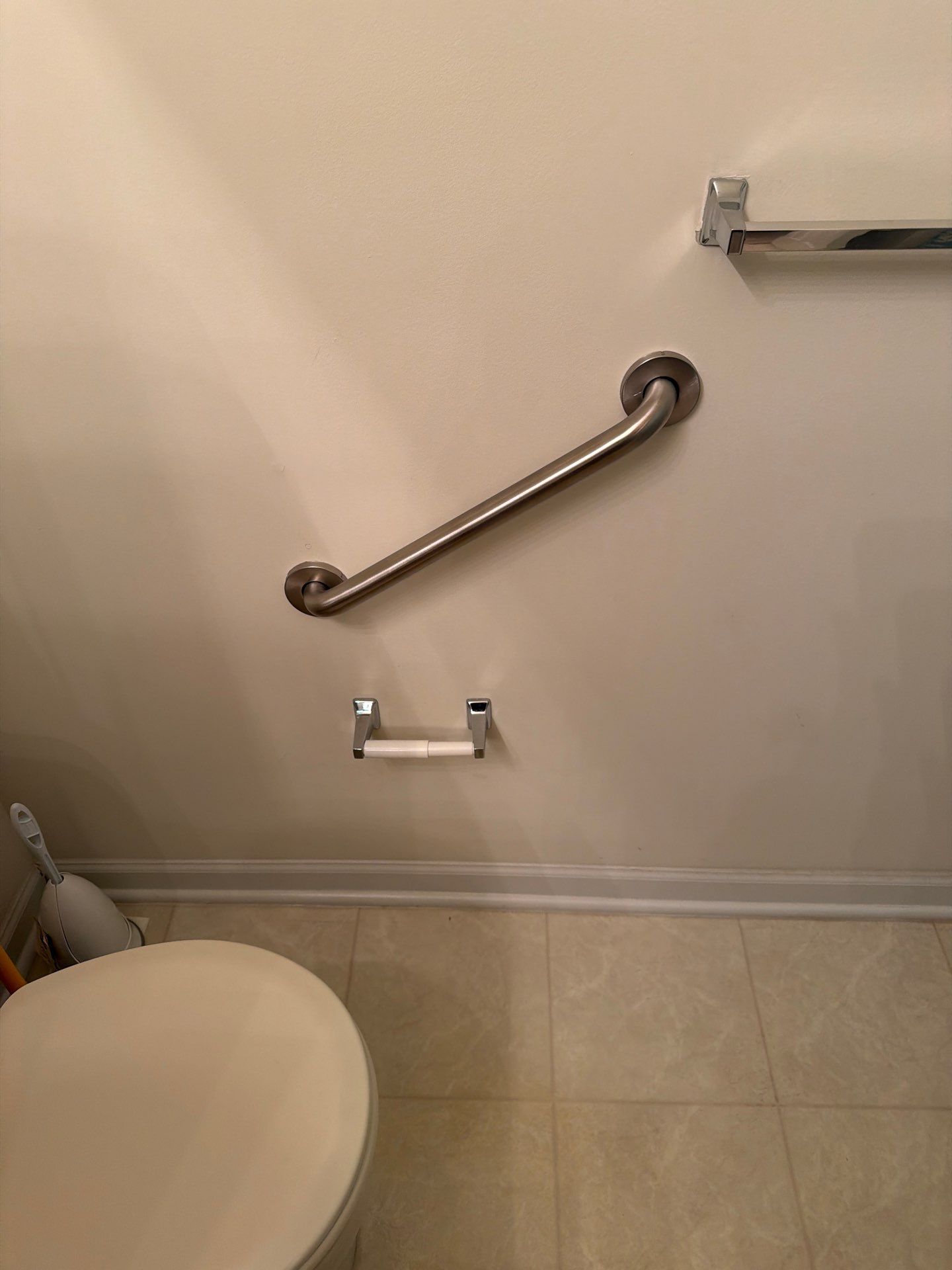 Bathroom Safety Upgrade – Grab Bar Installation in Two Bathrooms by Laser Focused Solutions LLC