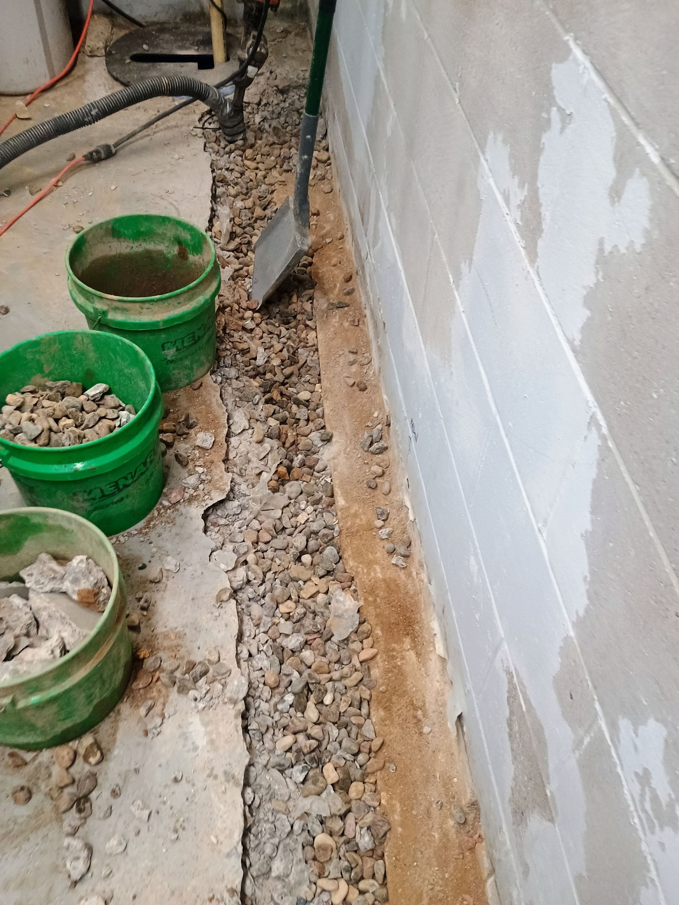 Depressurizing Denny's Basement Wall by Waterproofing Northeast