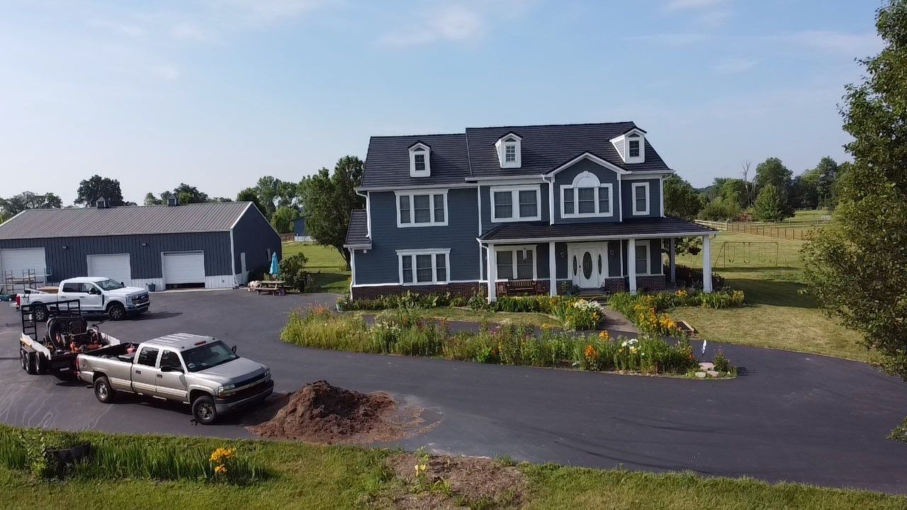 Rural Noblesville Indiana Metal Shake Roof Installation – Black Frost by 4Ever Metal Roofing