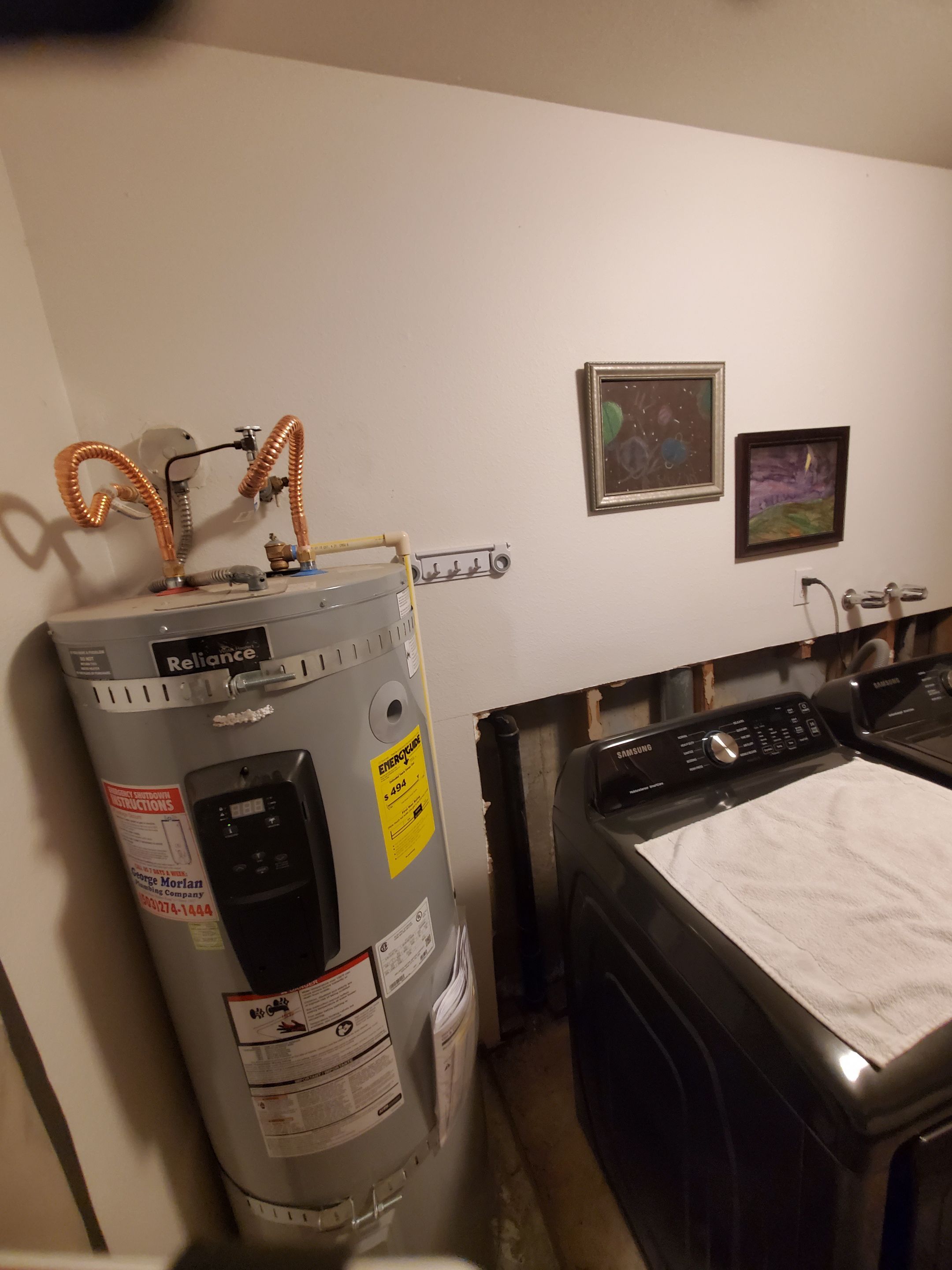 Water Damage using Air Movers by Construction Now LLC