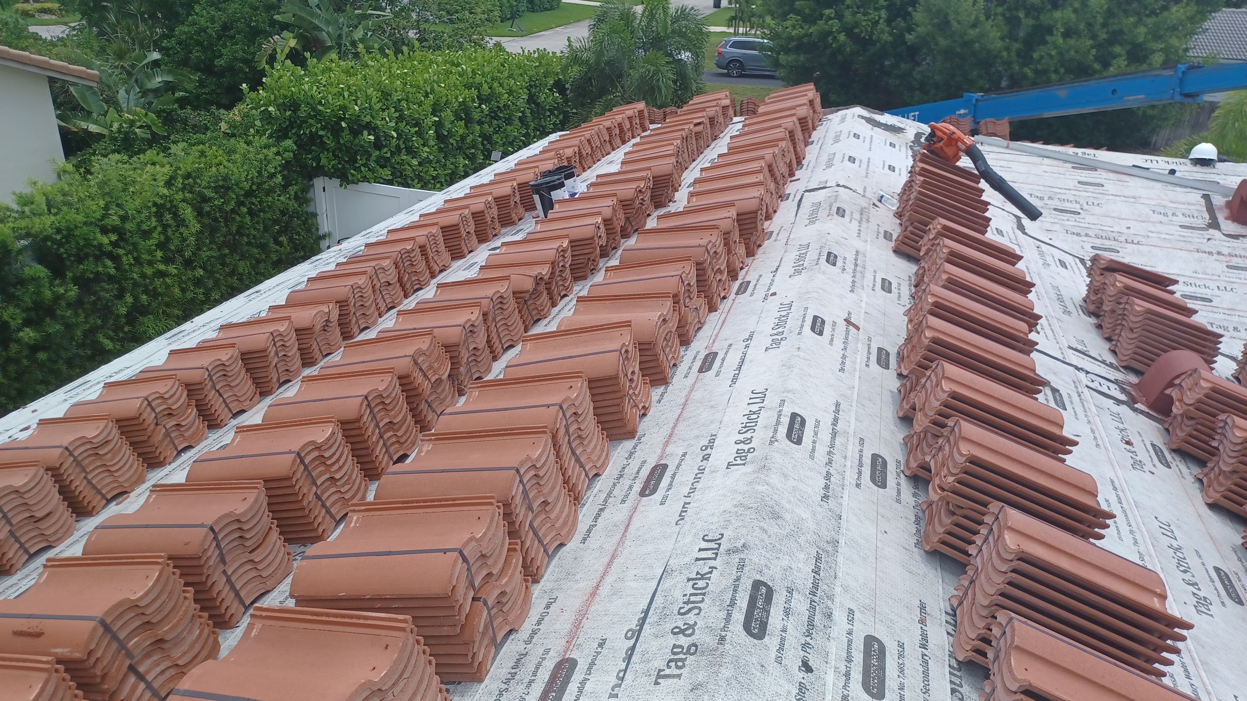 Residential Roofing Installation using Eagle Roofing Tile by BLUES BROTHERS ROOFING