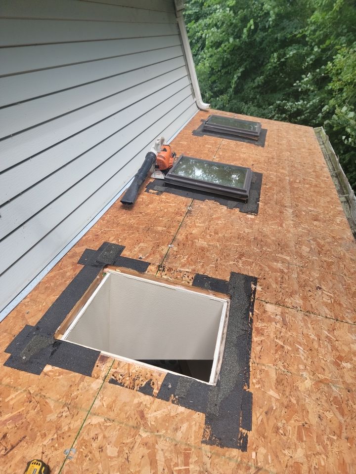 Roof Installation with GAF HDZ Timberline Shingles and Skylight Replacement in Cleveland, WI by Gellings Roofing & Siding