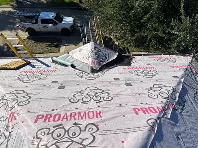 Residential Roofing Installation using Owen's Corning Duration (Lifetime) Shingles