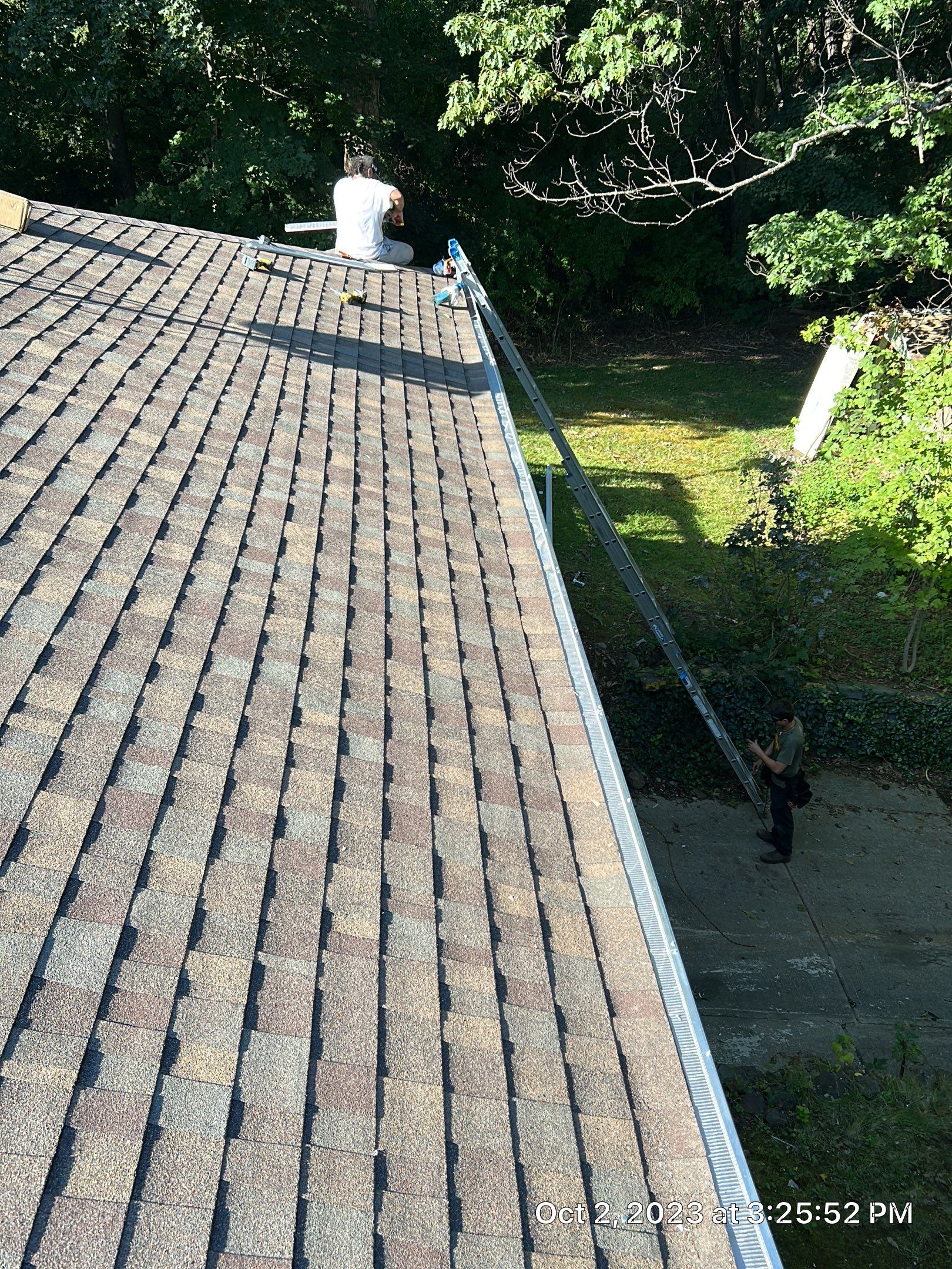 Residential Roofing Installation using Owens Corning Duration Teak by A Plus Exterior