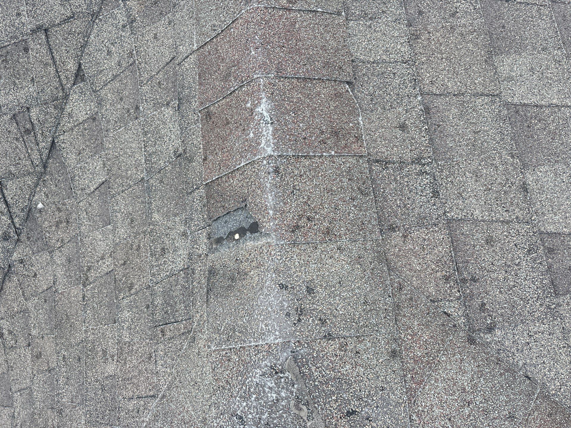 Hail Damage using Owen's Corning Duration (Lifetime) Shingles by Roof Repair Company