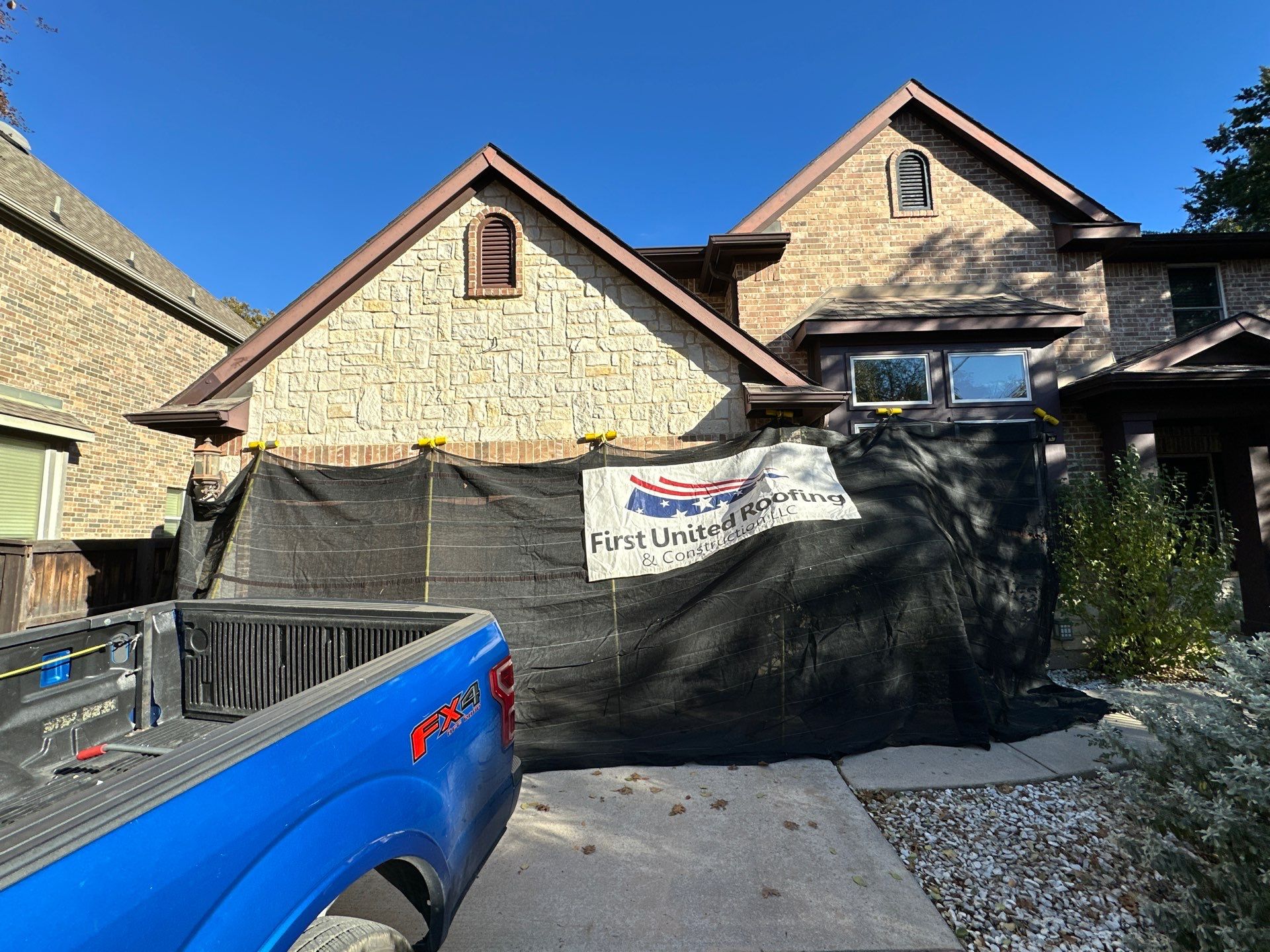 Grapevine Texas Project - Retail Roof Replacement  by First United Roofing & Construction