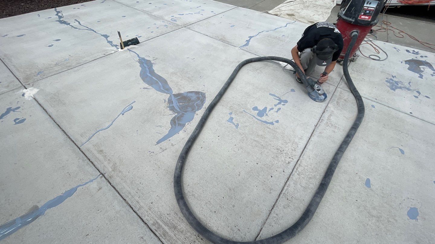 Driveway using Pebble Beach by Croc Coatings, LLC