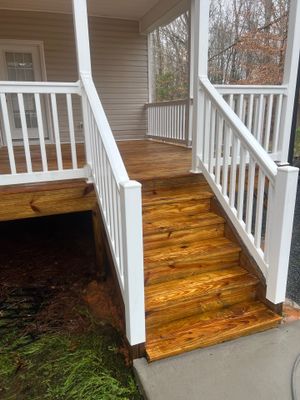 Weathered Deck using Wood Sealant
