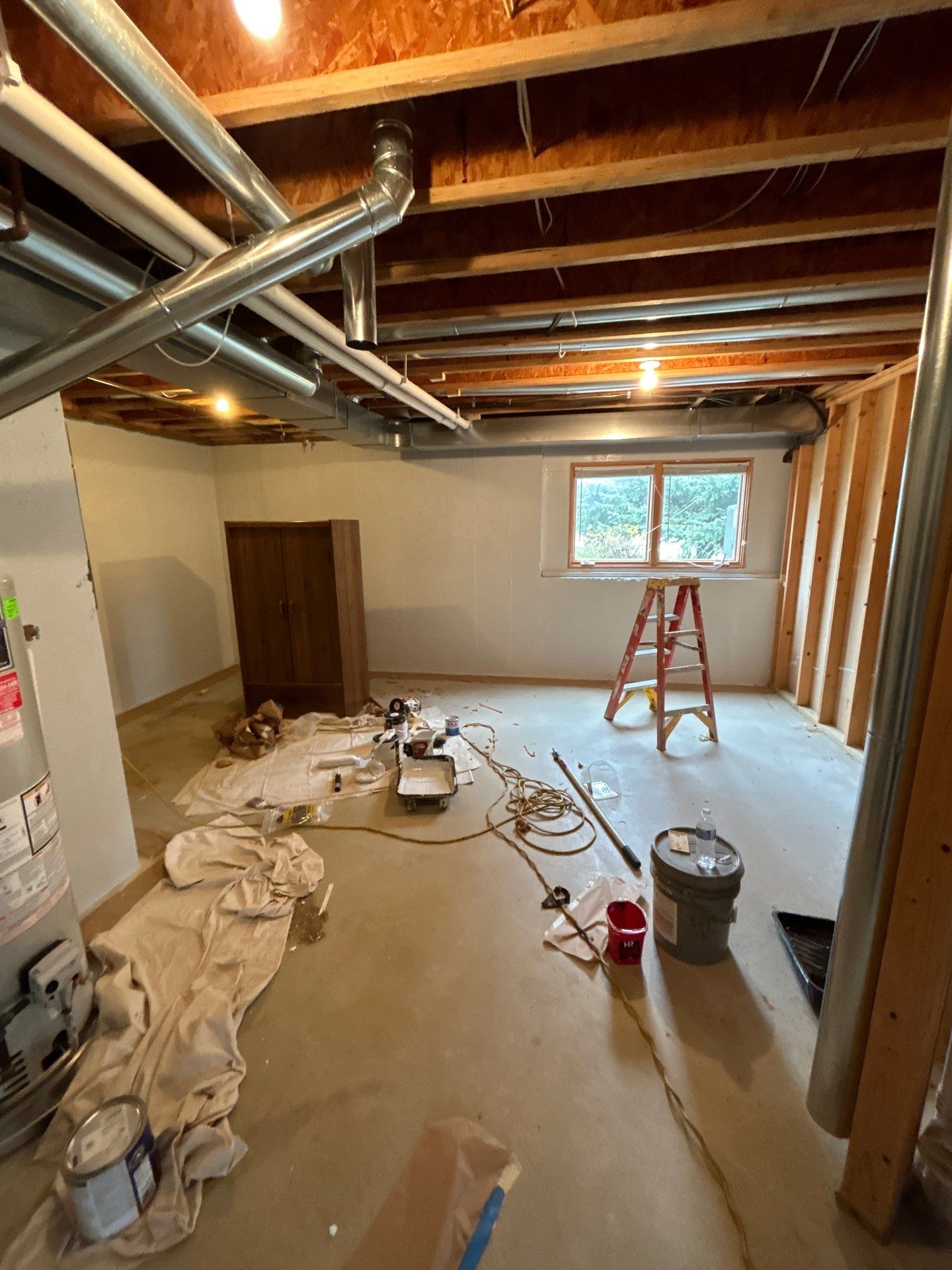 Painting, Drywall Patching, Epoxy Floor, & Deck by Gordon Painting