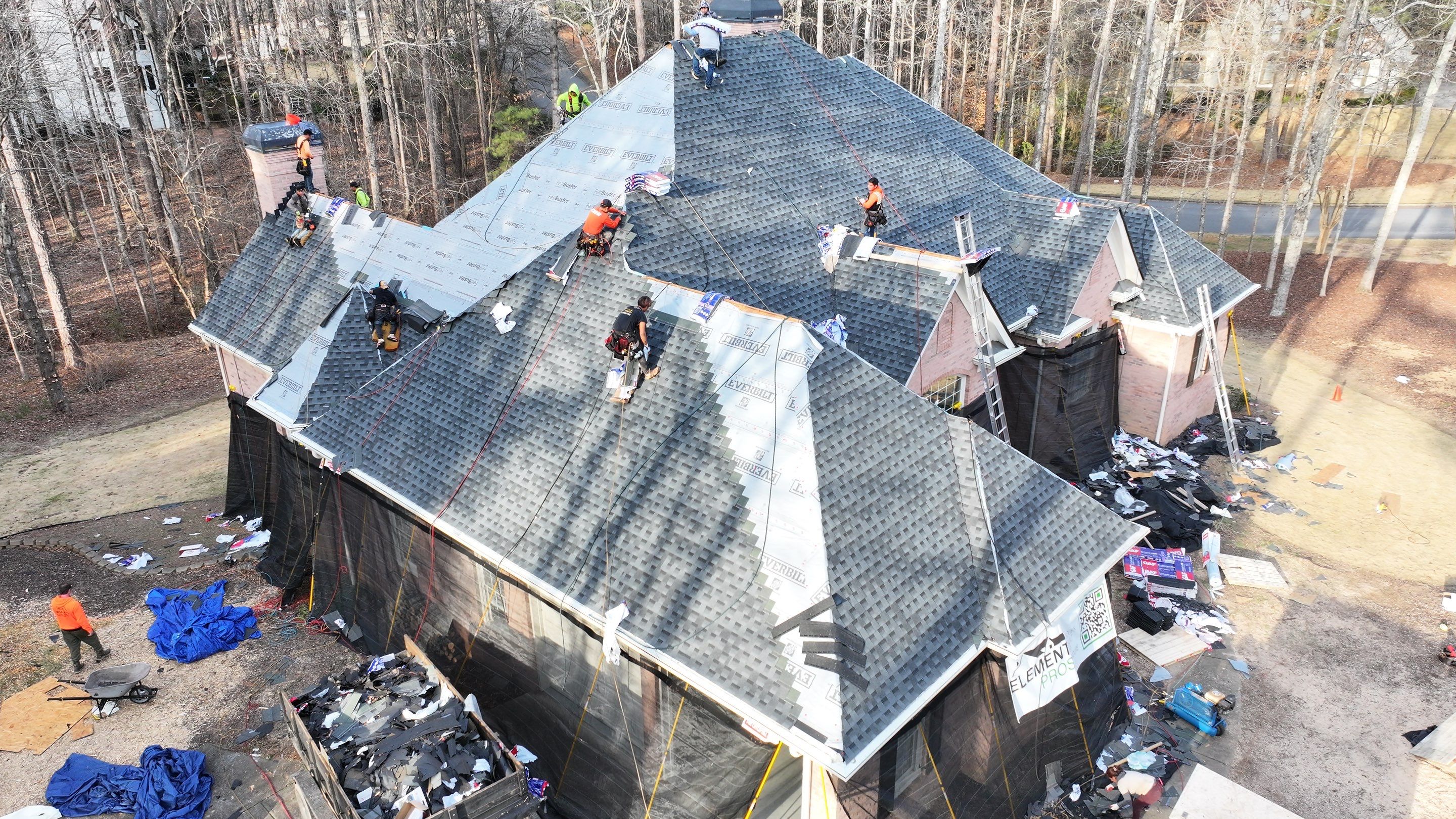 GAF HDZ Timberline Charcoal by Element Pros Roofing, LLC