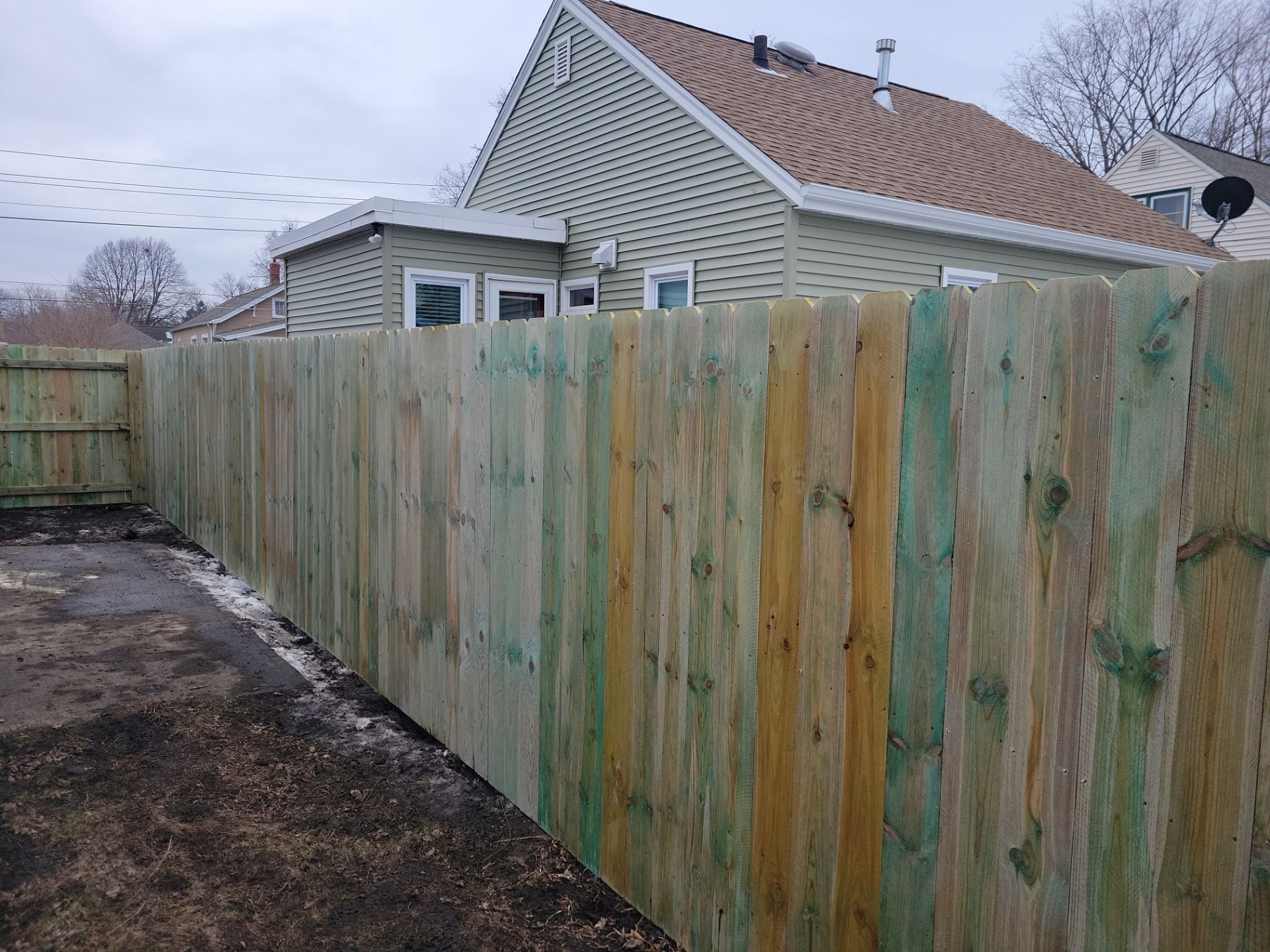 Wood Privacy Fence Installation and Replacement in Waterloo by Perfect Picket Fence and Stain