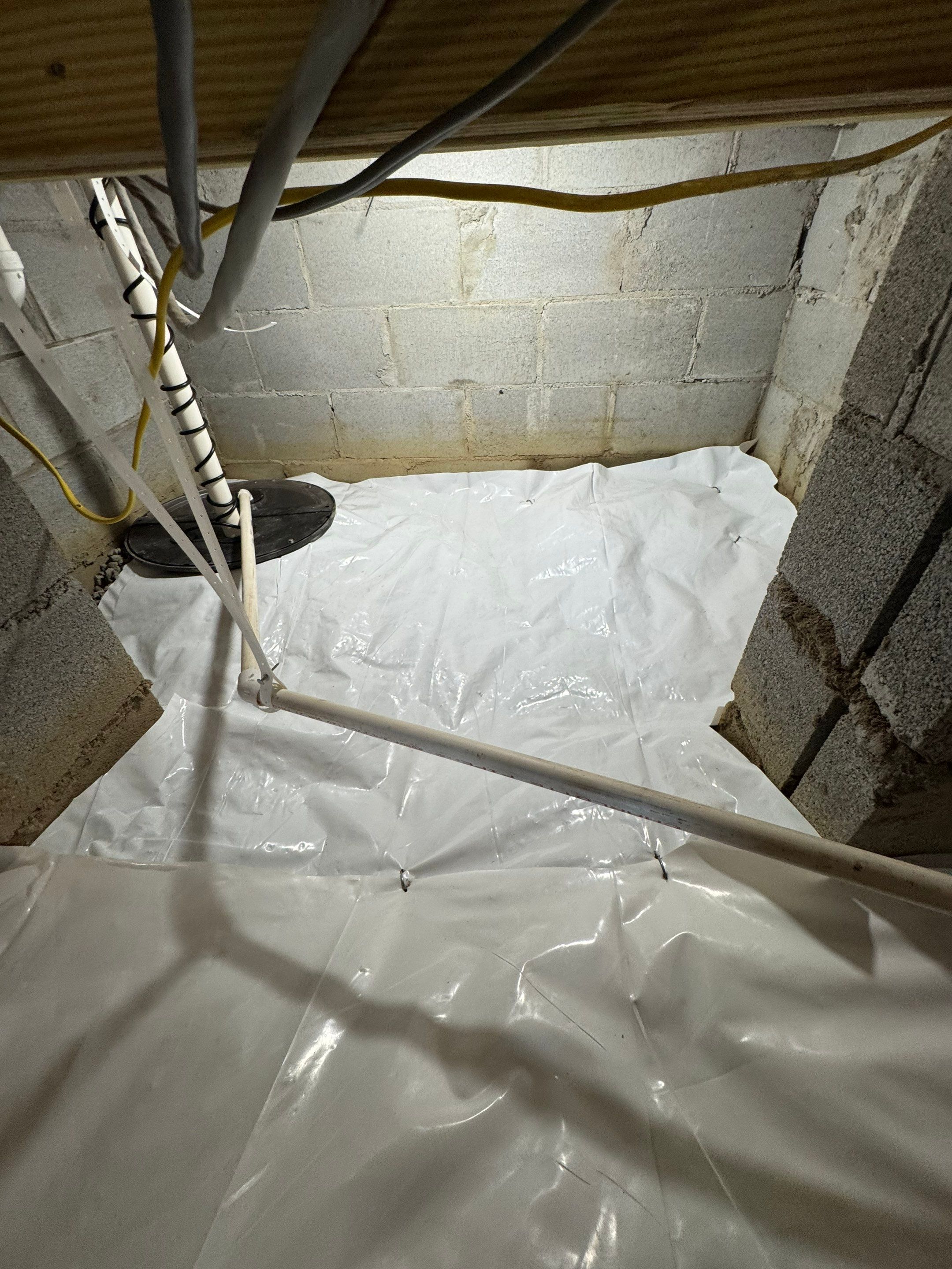 Project in Franklin by Patriot Crawl Space Repairs