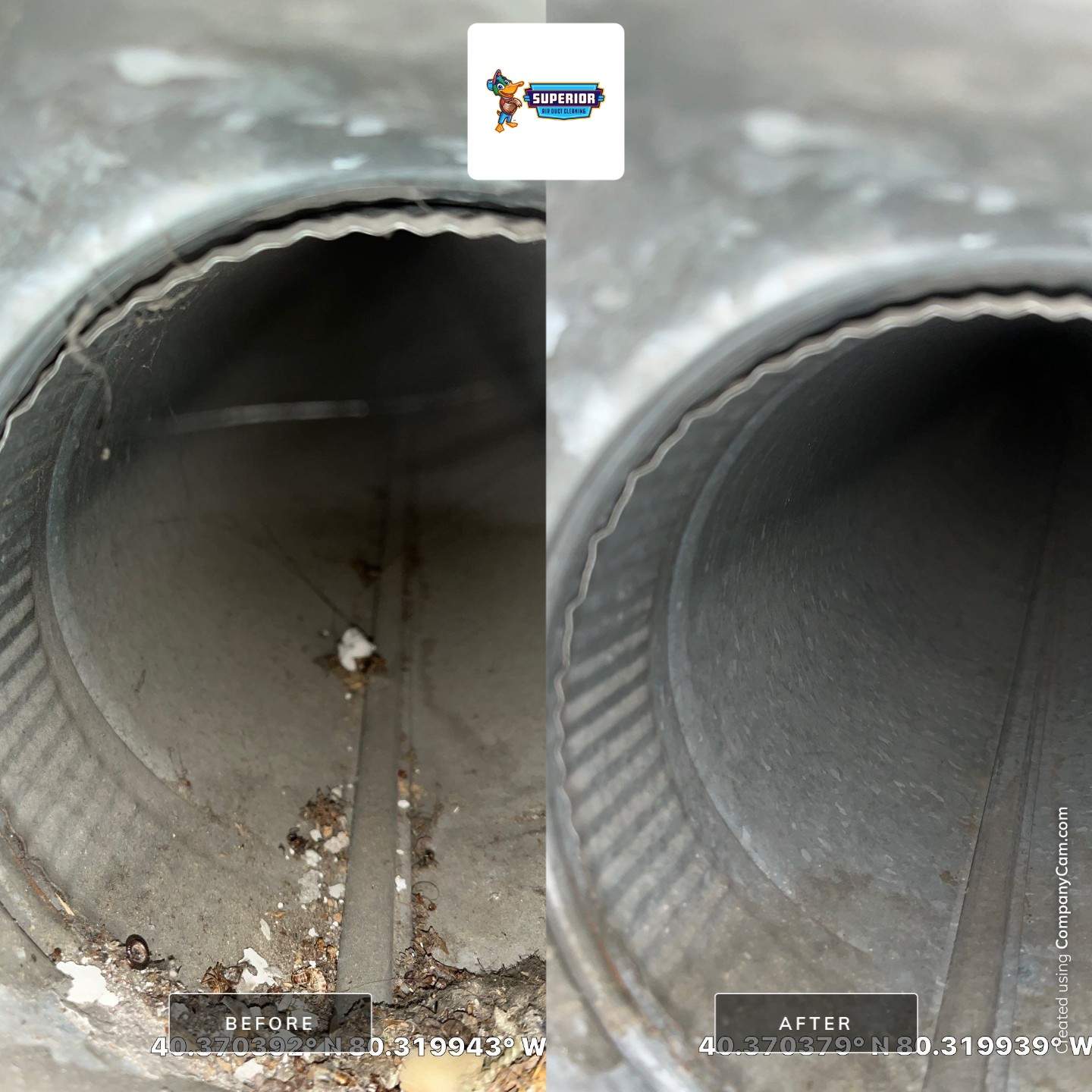 Air Duct Cleaning With a Vacuum Truck in Bulger, PA by Superior Air Duct Cleaning