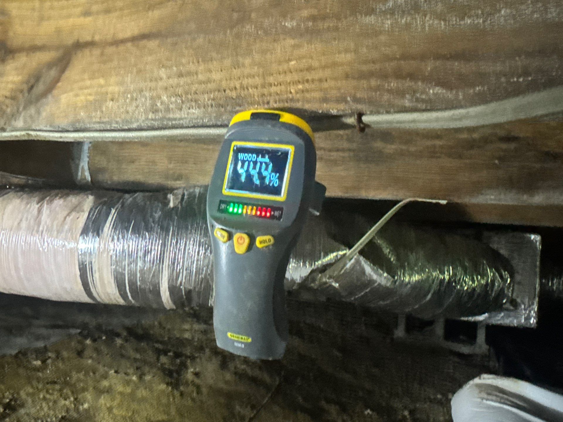 Project in Carrsville by Patriot Crawl Space Repairs