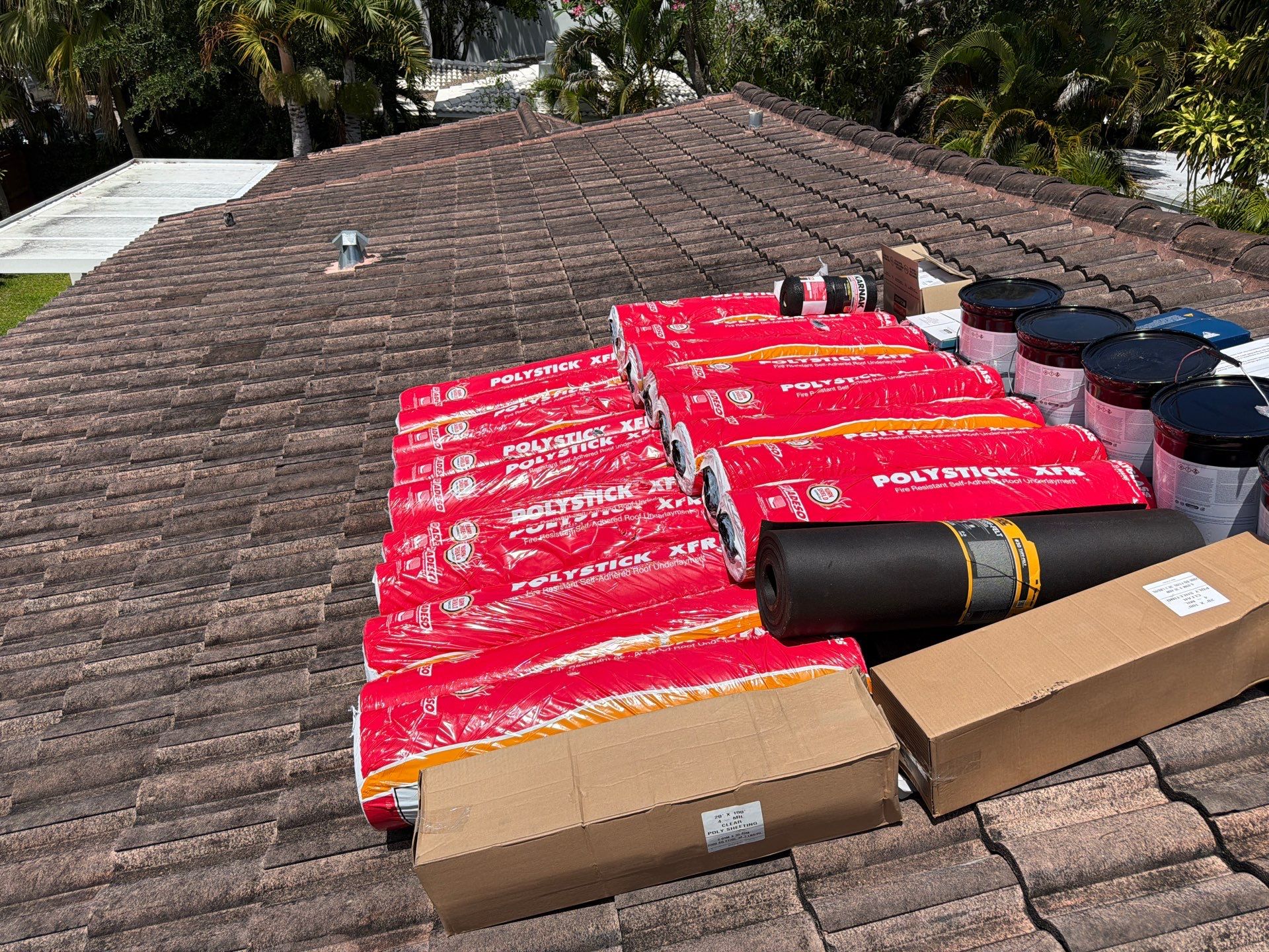 Residential Roofing Installation using 1" Nail strip metal roof by BLUES BROTHERS ROOFING