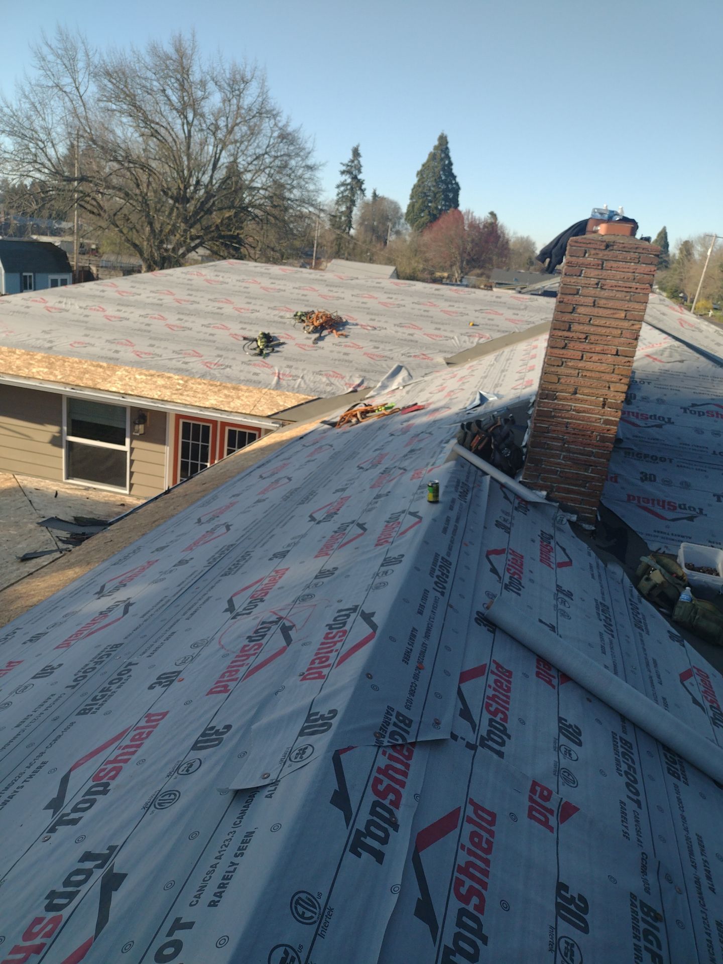 Residential Roofing Installation using IKO Dynasty (Color: Granite Black) by Orezona Building & Roofing Company, Inc.