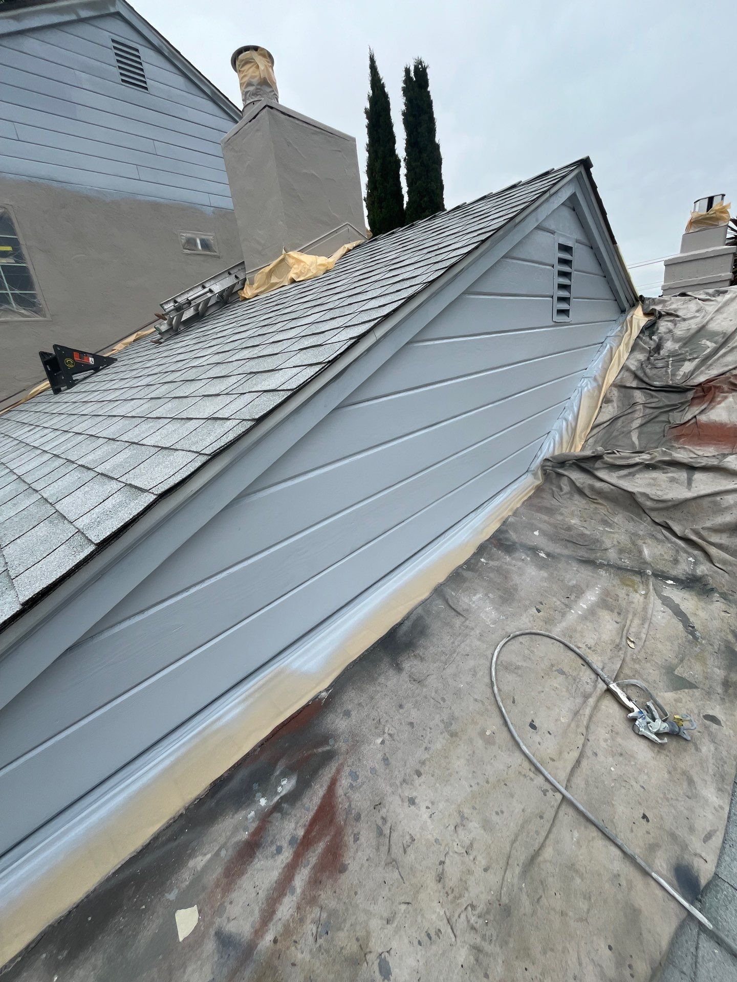 Exterior repaint-siding and stucco by Herrera’s Bay Area Painting inc.