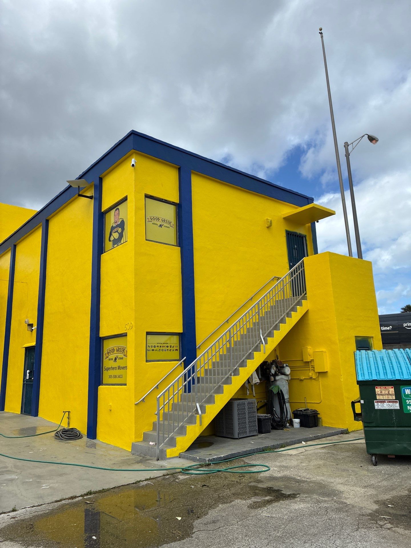 Miami Commercial Exterior Transformation by John “The Greek” Painting