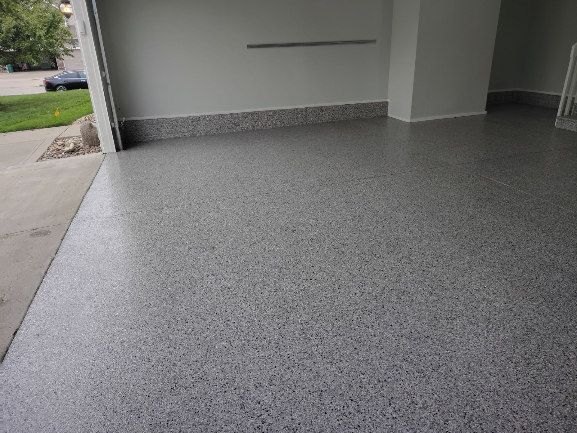 New Garage Floor Transformation in Ankeny by Revival Concrete Coatings