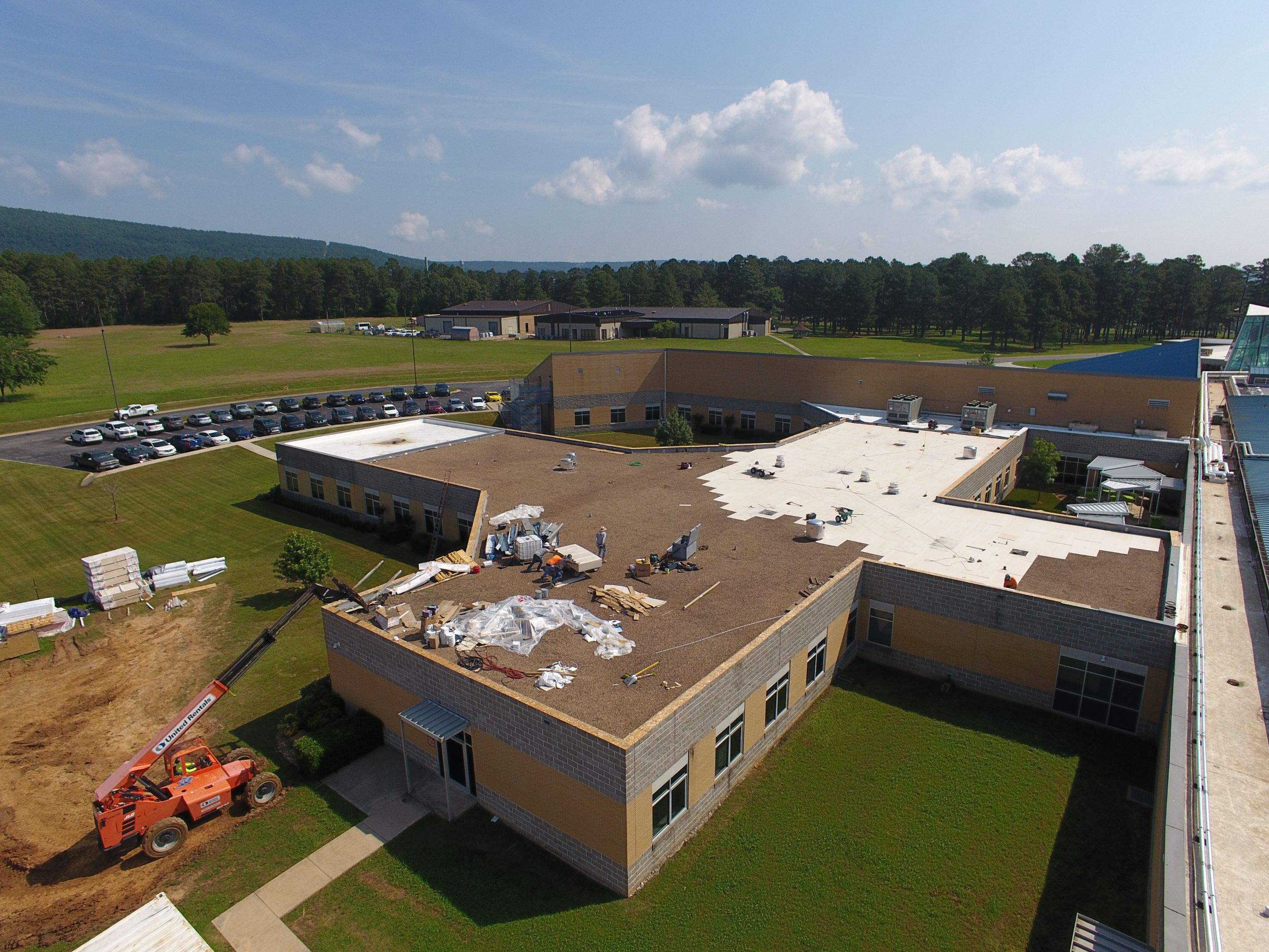 Choctaw Nation Hospital - Med Surg Building by Hostetler Roofing