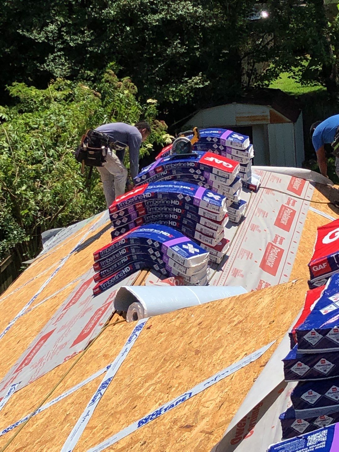 Residential Roofing Installation using Roof Replacement by American Roofing & Construction LLC