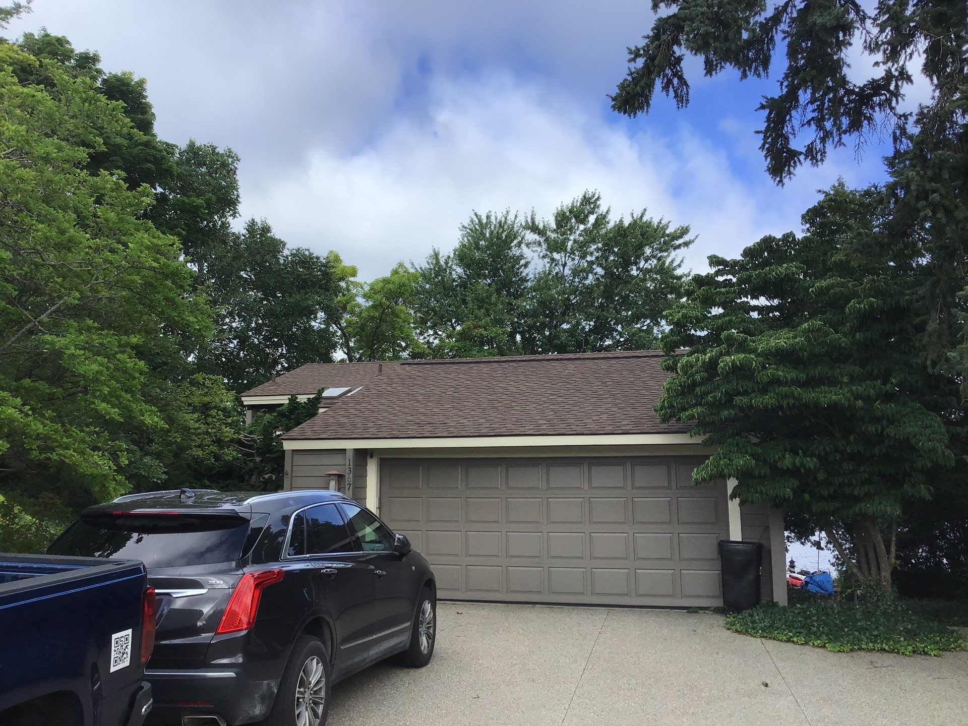 Velux Skylights, GAF Roofing, Front Porch Overhang by Northwest Construction