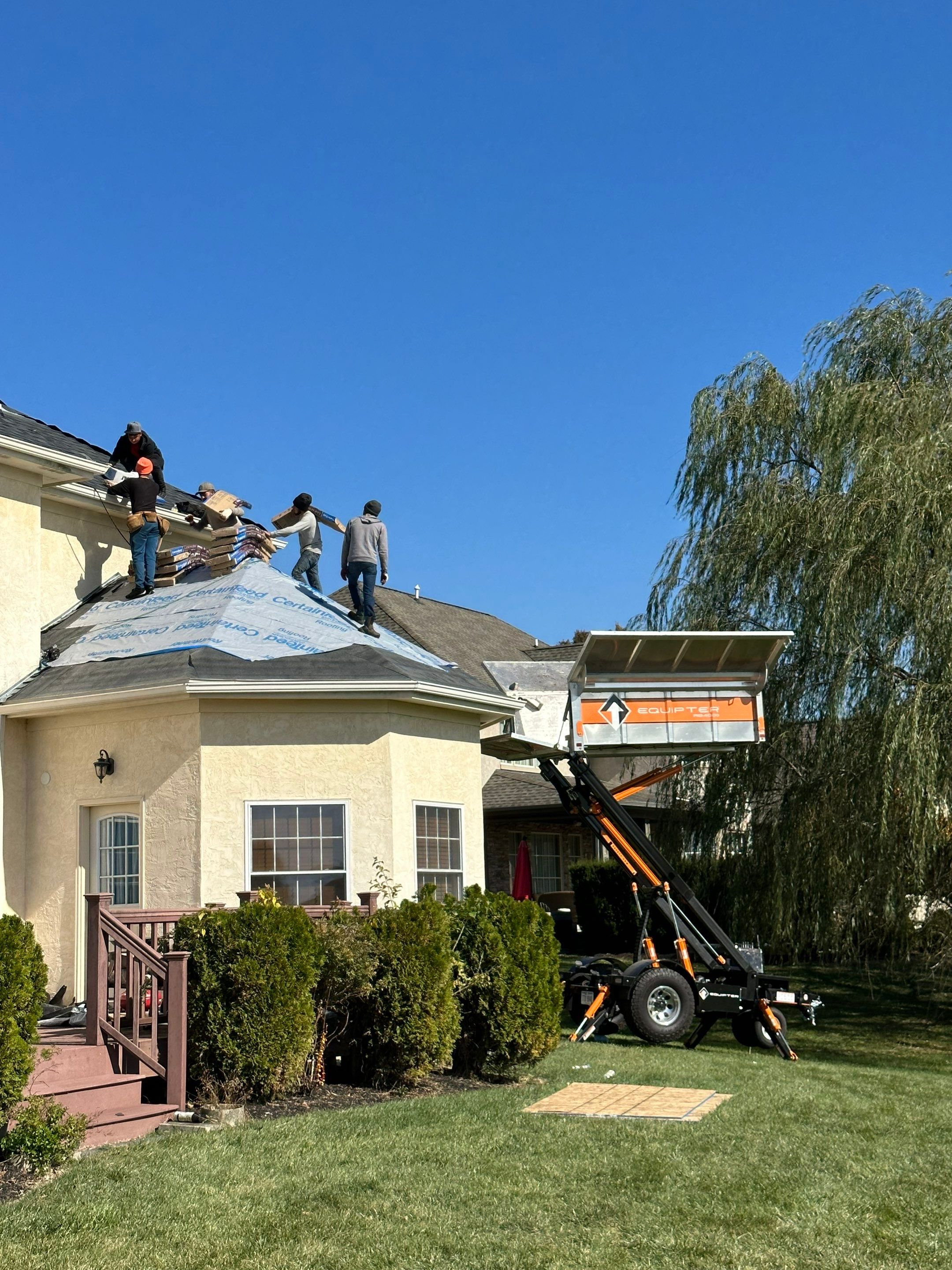Residential Roofing Installation using Certainteed Landmark Pro Shingles by Best Exteriors Inc