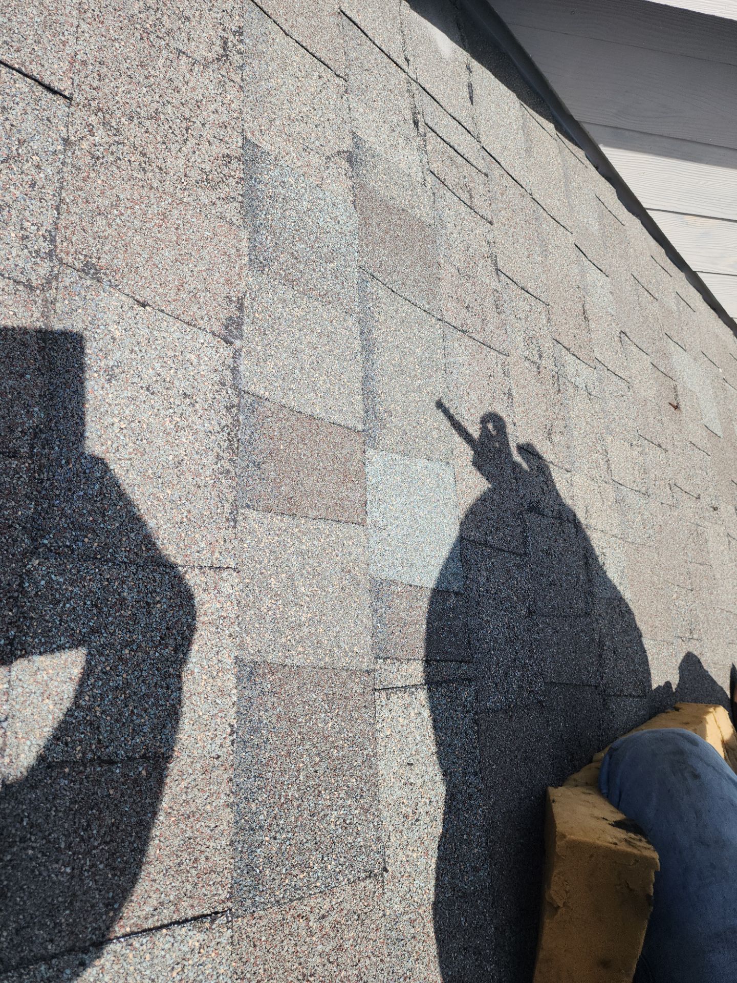 Hail Damage using Owen's Corning Duration (Lifetime) Shingles by Roof Repair Company