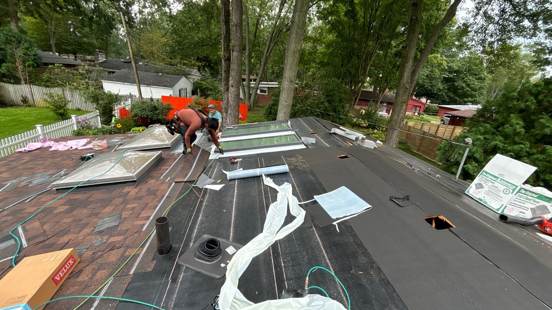 Roof Replacement using Owens Corning Duration by 180 Contractors