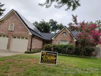 Residential Roofing Installation using IKO Dynasty Class 3 IR Granite Black