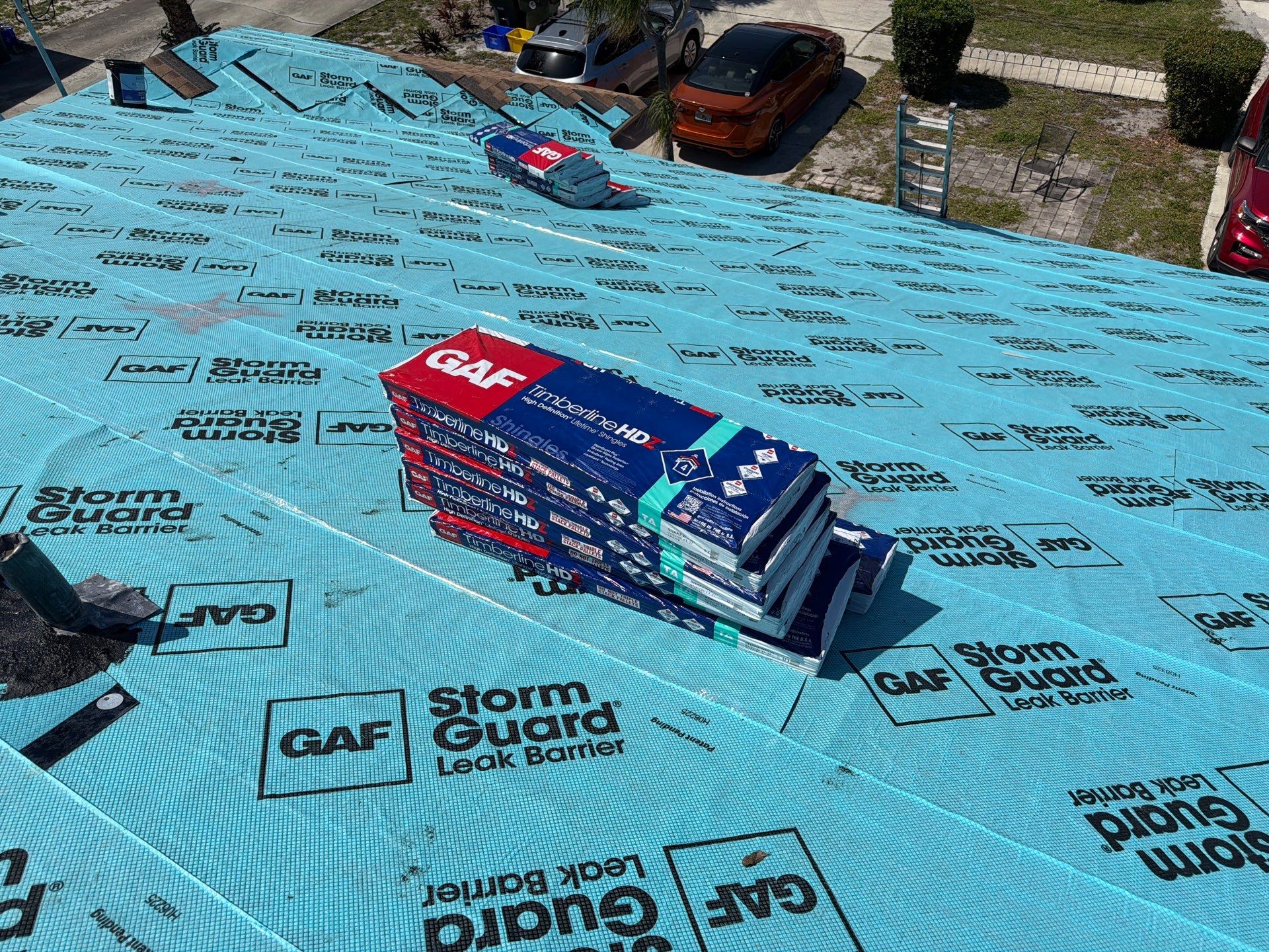Residential Roofing Installation using GAF by BLUES BROTHERS ROOFING