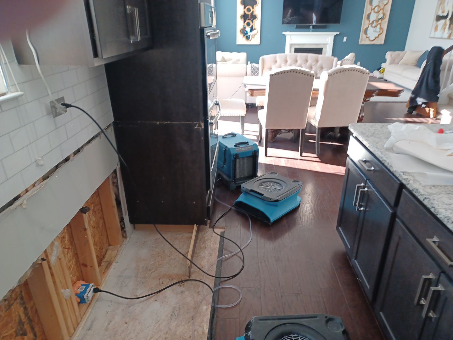 Project in West Bloomfield by EzDry Water Mitigation & Property Restoration