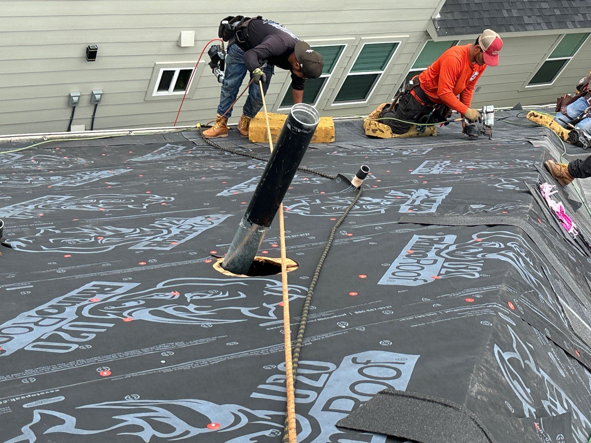 Residential Roofing Installation using Owen's Corning Duration (Lifetime) Shingles by Roof Repair Company