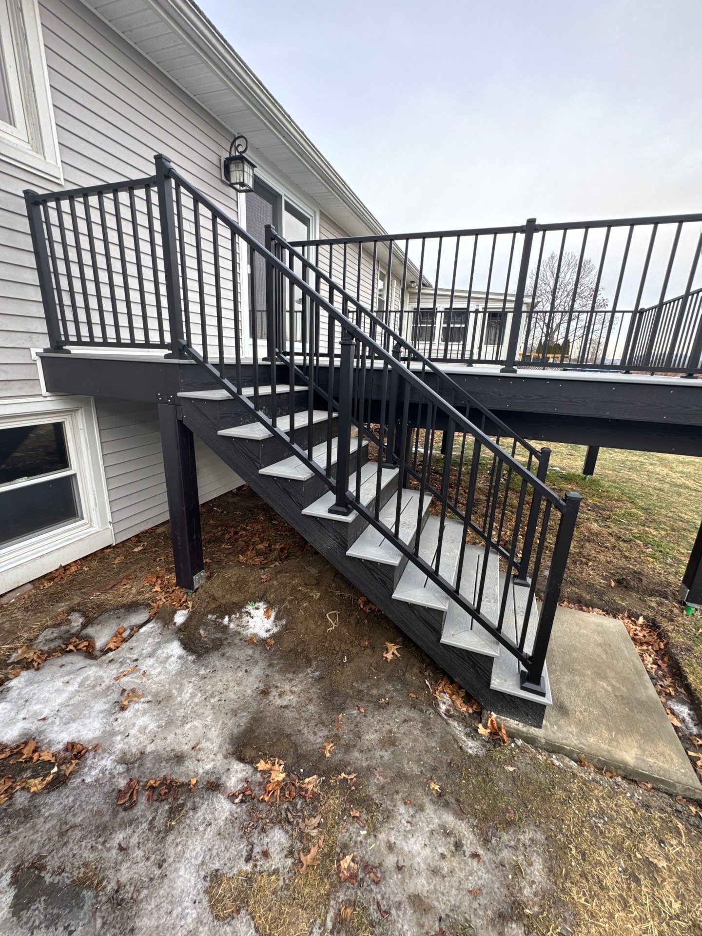 Kitchen Remodel & Deck Installation using Owen Corning Composite Framing Lumber by Chagnon Building & Remodeling LLC