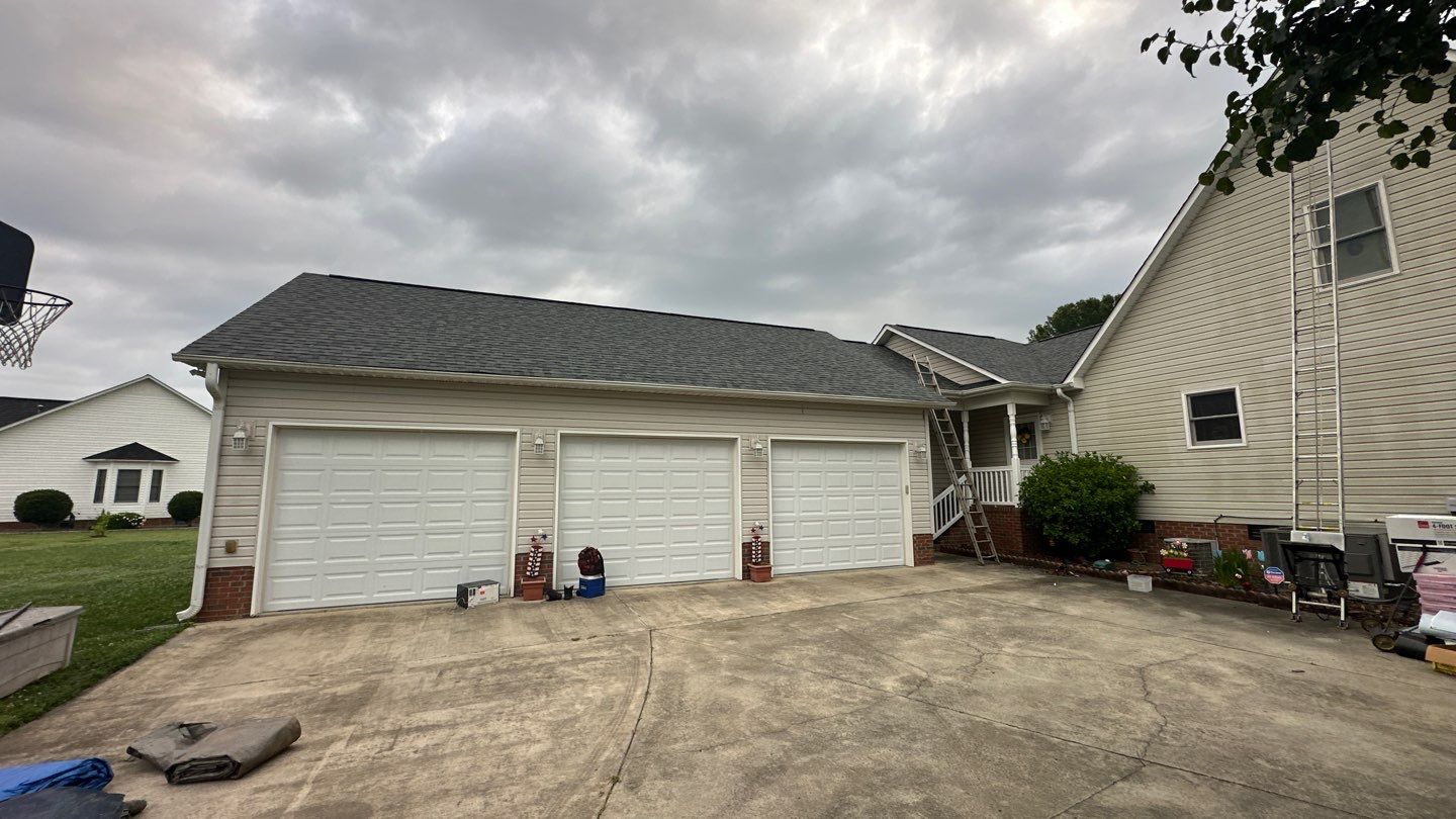 Full Roof Replacement and Gutter Installation in Rock Hill, South Carolina by Merritt Roofing LLC