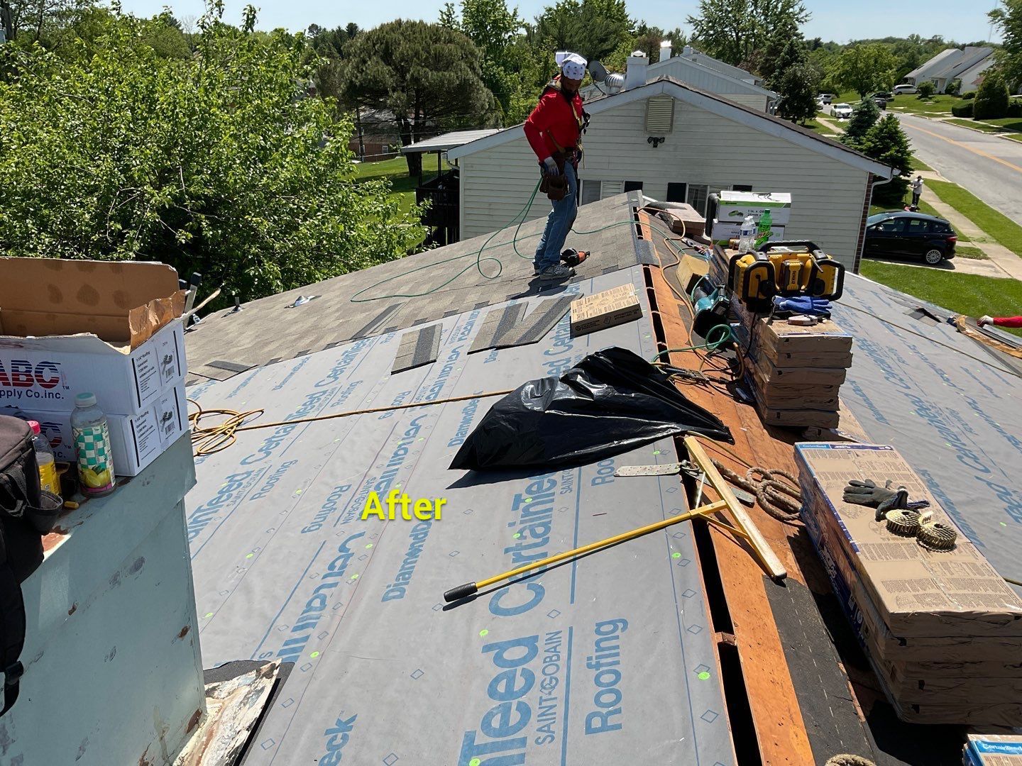 Residential Roofing Installation using CertainTeed Shingles by Alpha Design Services