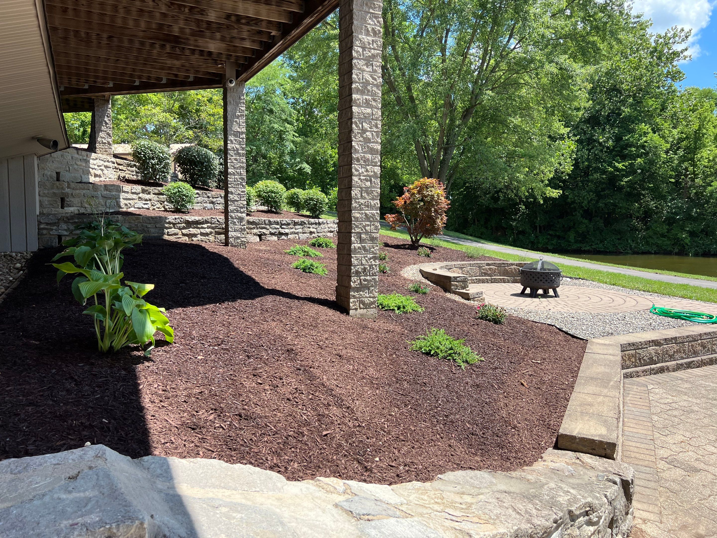 Tear Out, Plant Install & Mulch by Reisenberg’s Lawn & Landscape, LLC