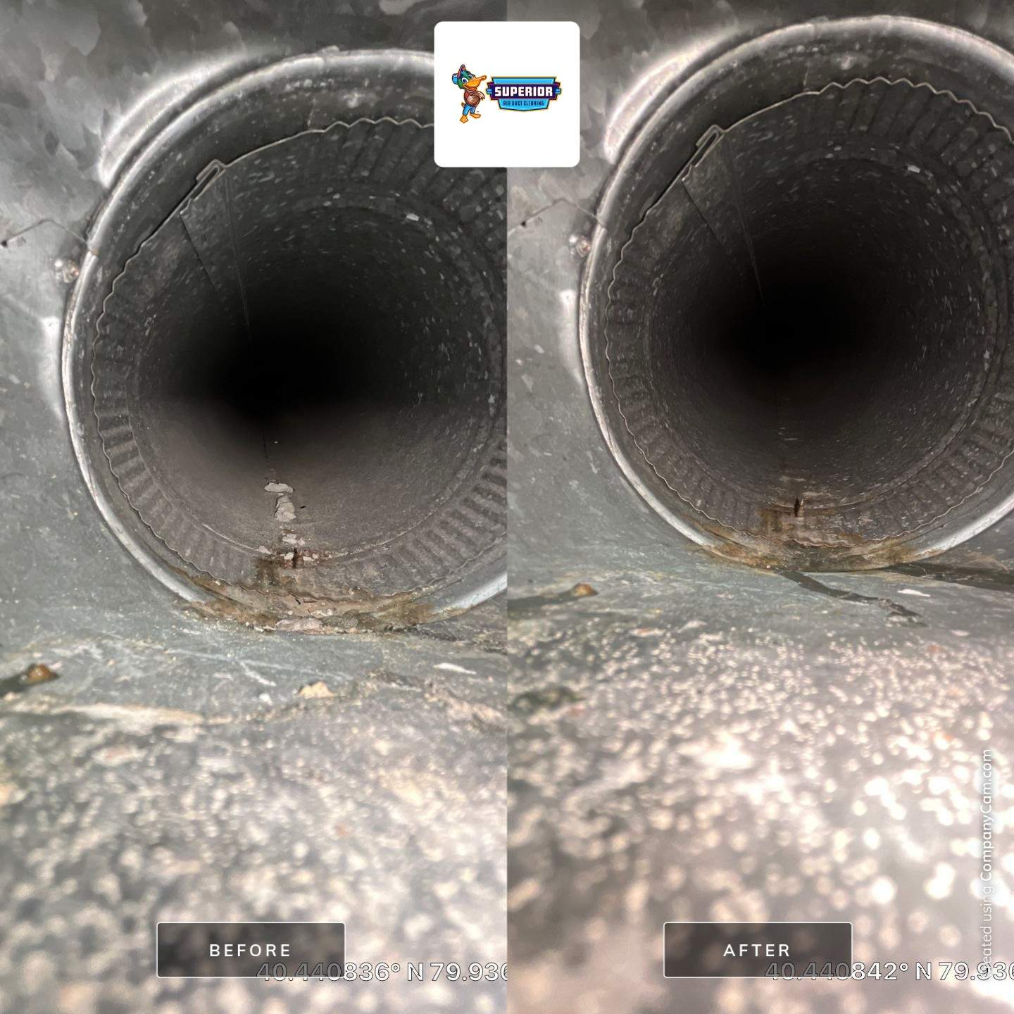 Air Duct Cleaning With a Vacuum Truck in Pittsburgh, PA by Superior Air Duct Cleaning