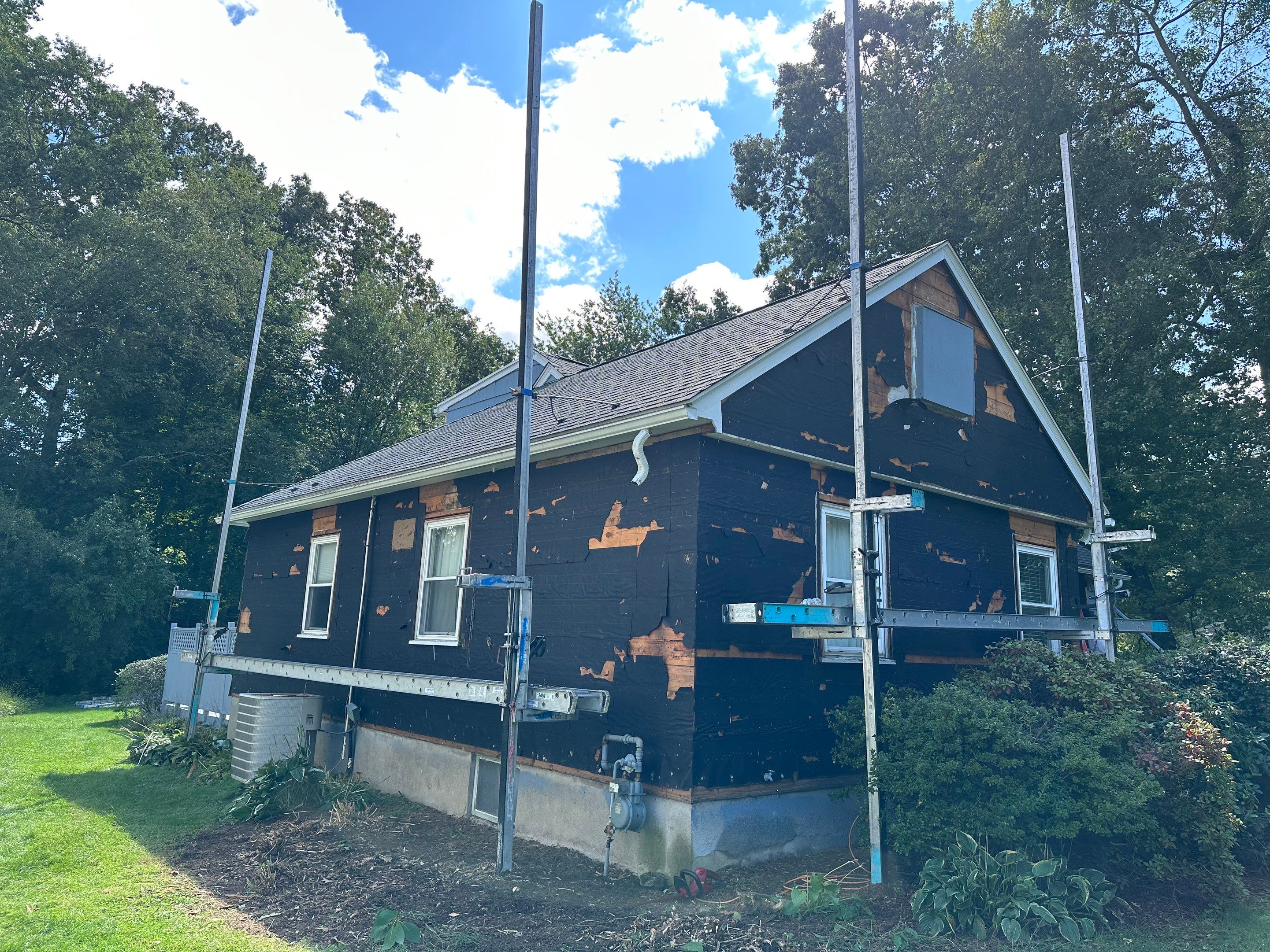 Siding Installation using Certainteed Monogram Flagstone by A Plus Exterior