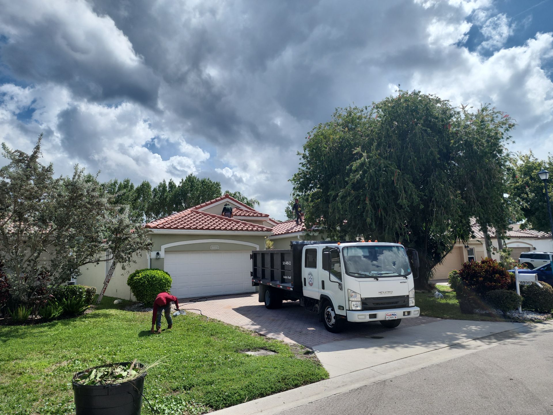 Tile Roof Replacement and Sheathing Repair in Boynton Beach by Aastro Roofing