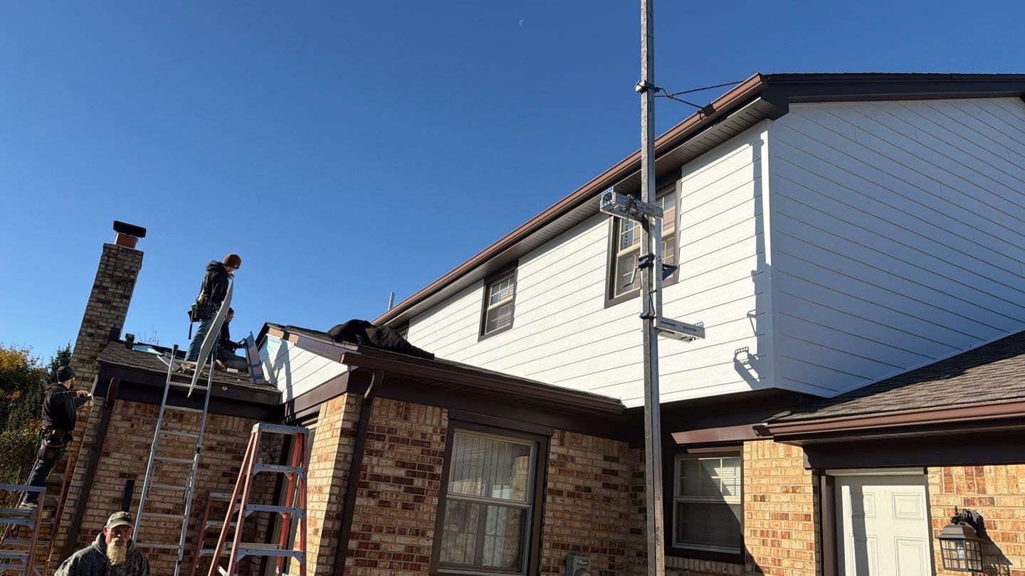 Siding Replacement using Ascend Glacier White by 180 Contractors