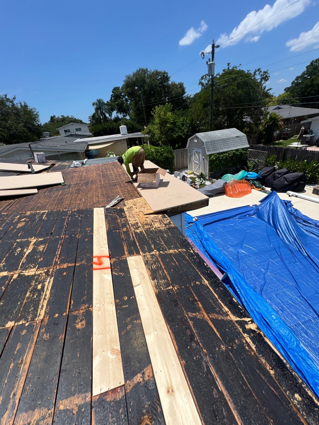 Project in St. Petersburg 33702 by Mitchell Roofing Company LLC 