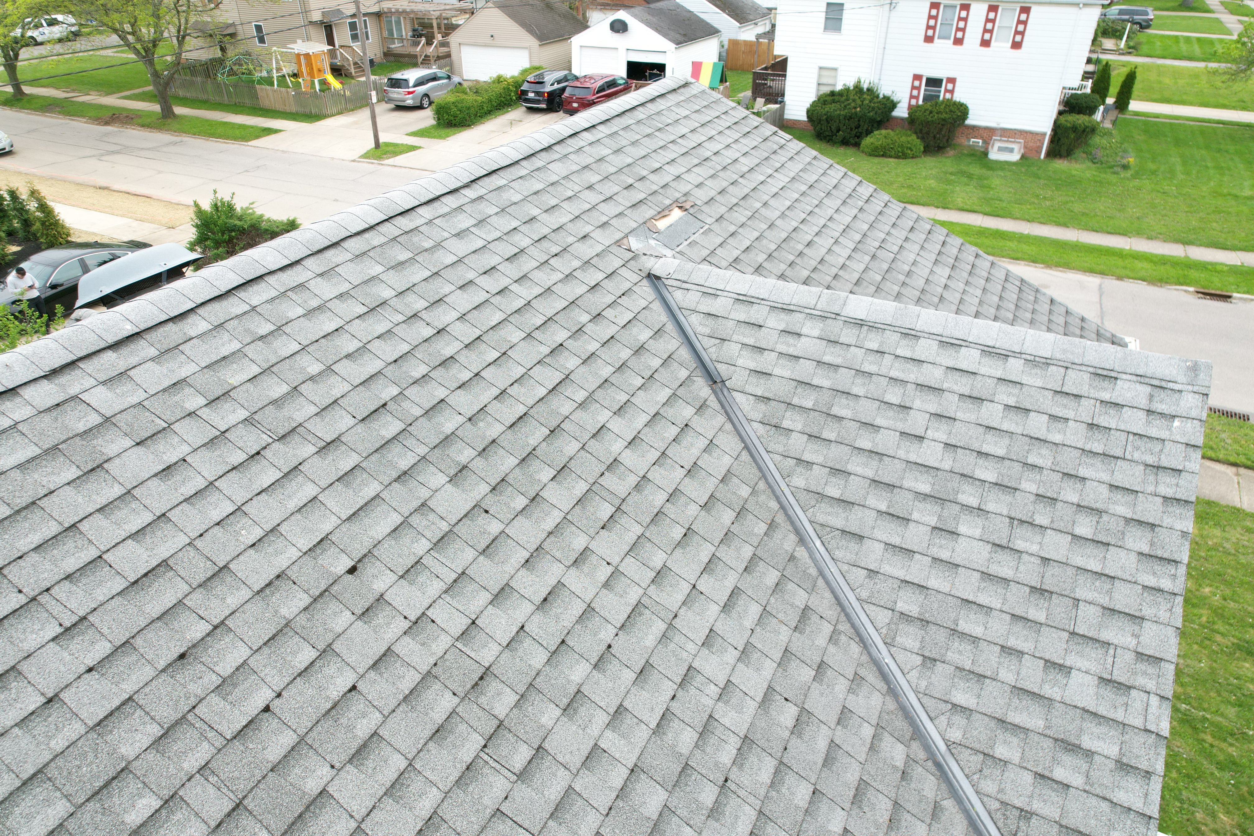 Cleveland heights roof storm restoration replacement by Atlas Roofing & Restoration