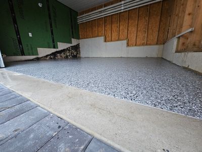 Wombat Flake Garage Floor 