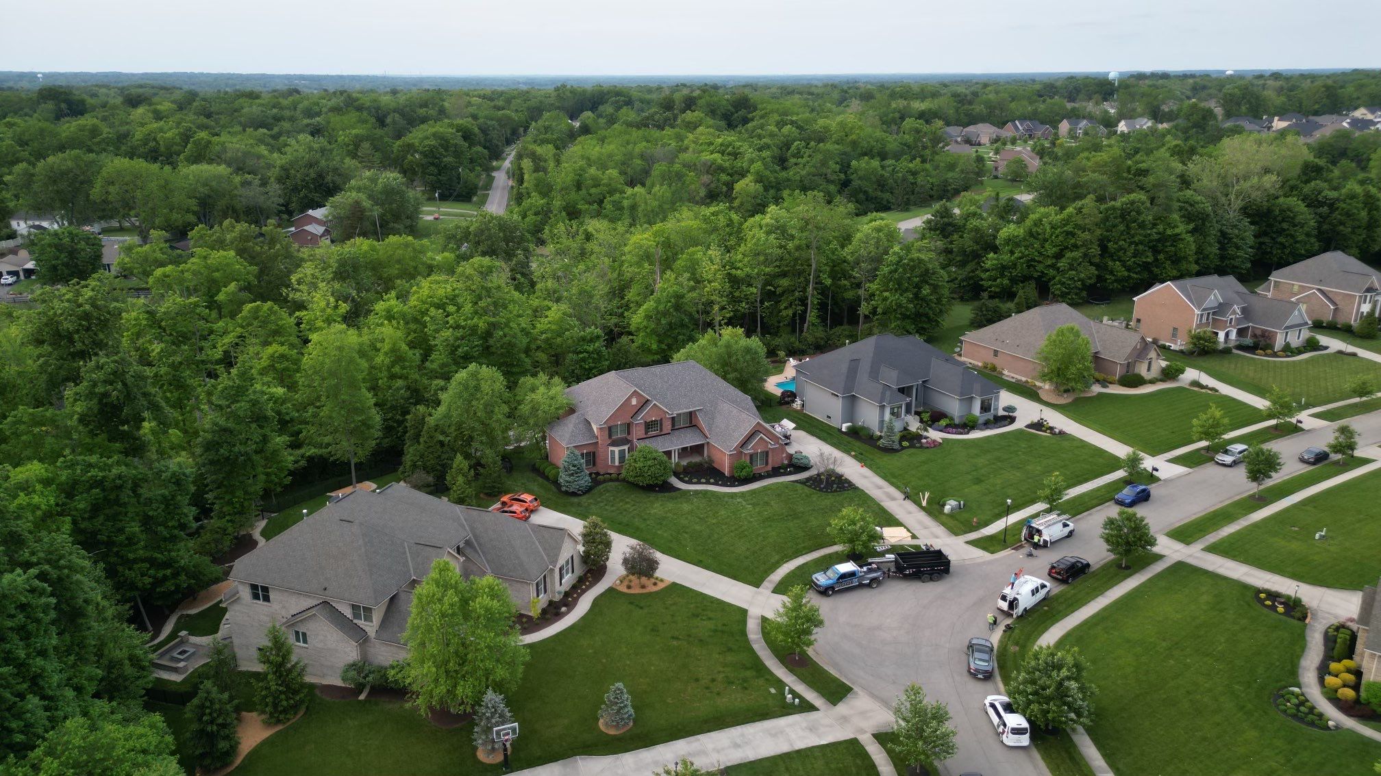 Residential Roofing Installation using Duration Series Shingles - Colonial Slate by RoofX 