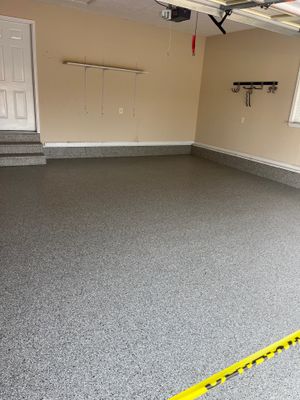 Garage Floor Coating using Creekbed