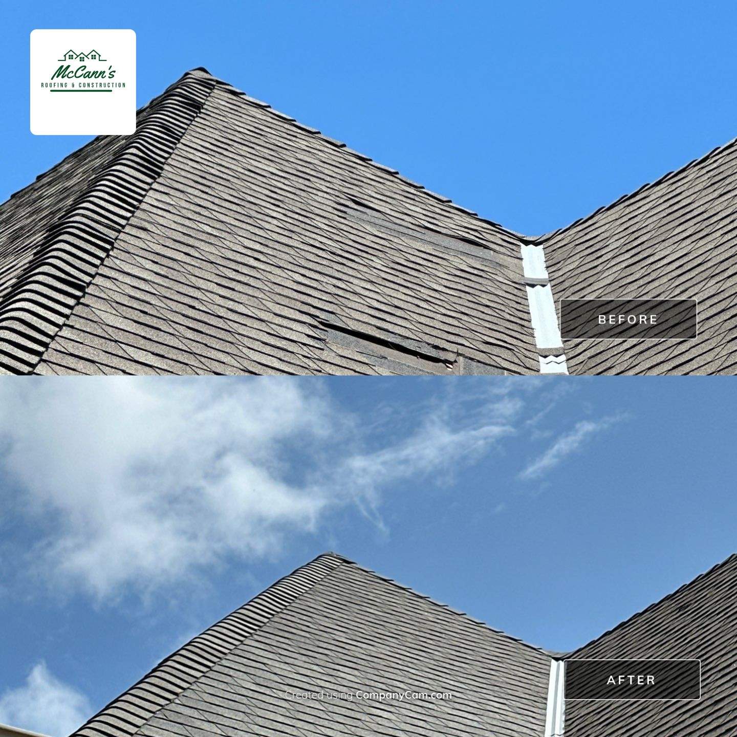 roof repair in Norman by McCann's Roofing and Construction