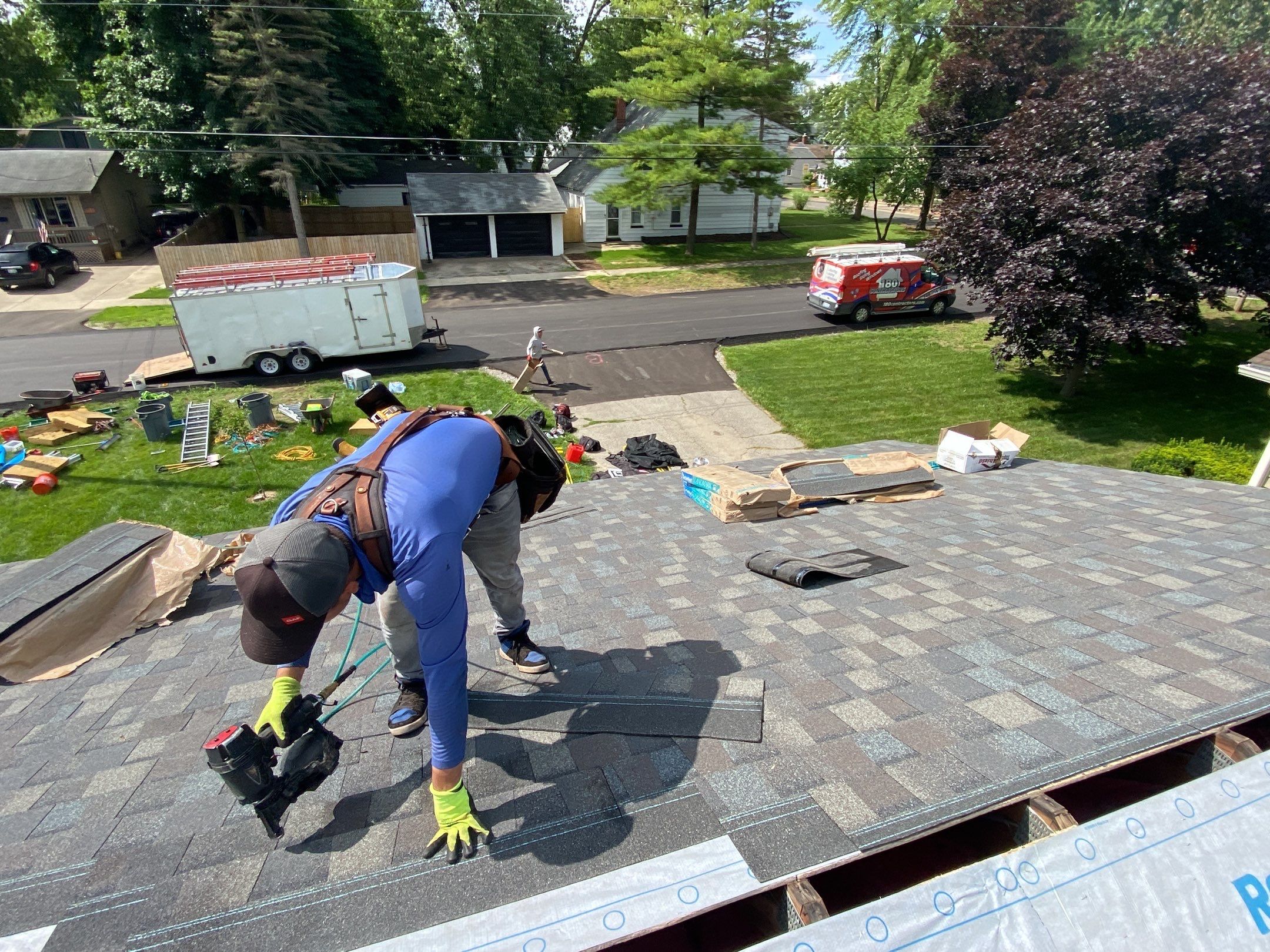 Roof Replacement using CertainTeed Landmark by 180 Contractors