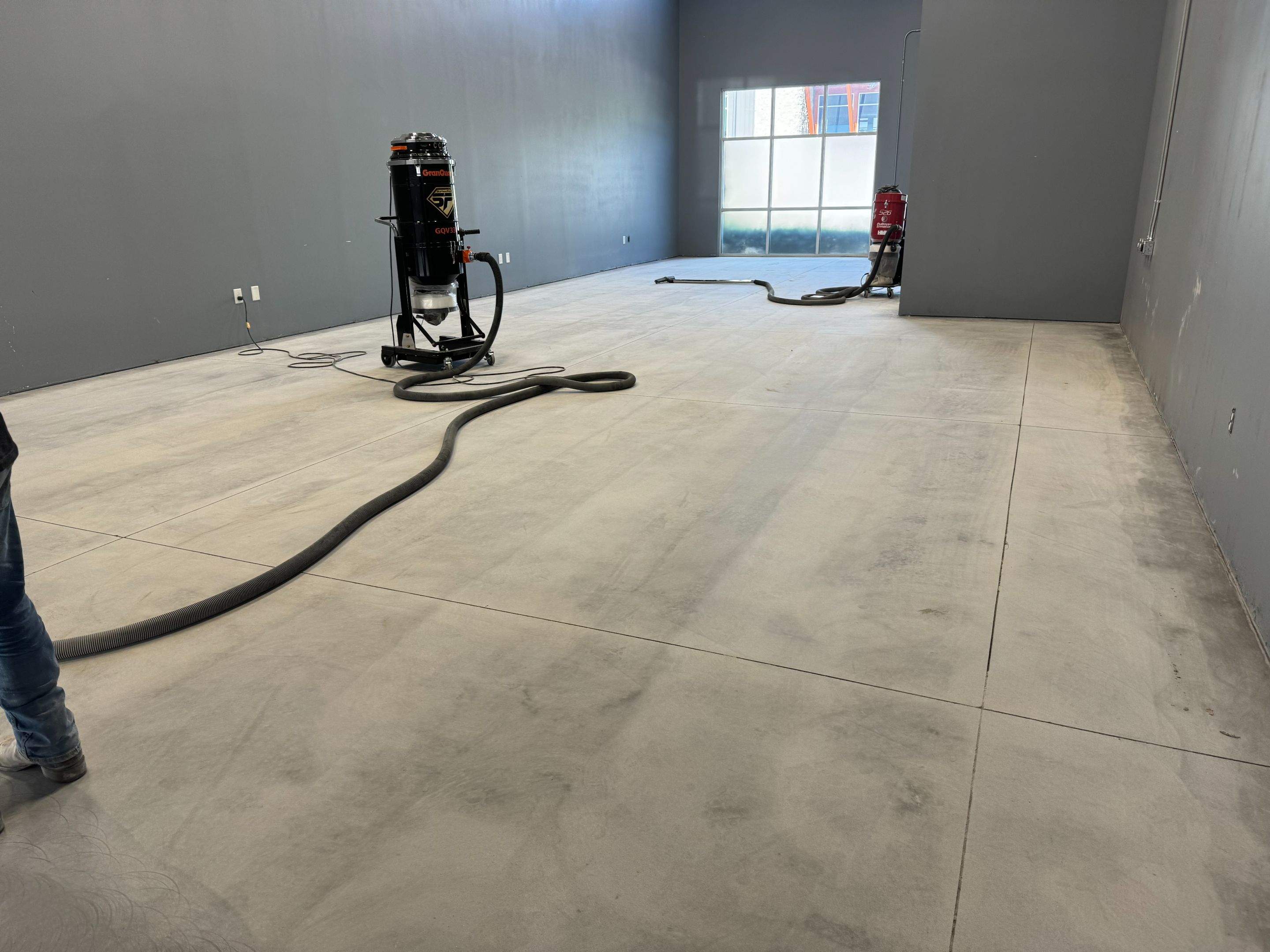 Testament Graphics House Natural Polished Floor by Endure Concrete Coatings